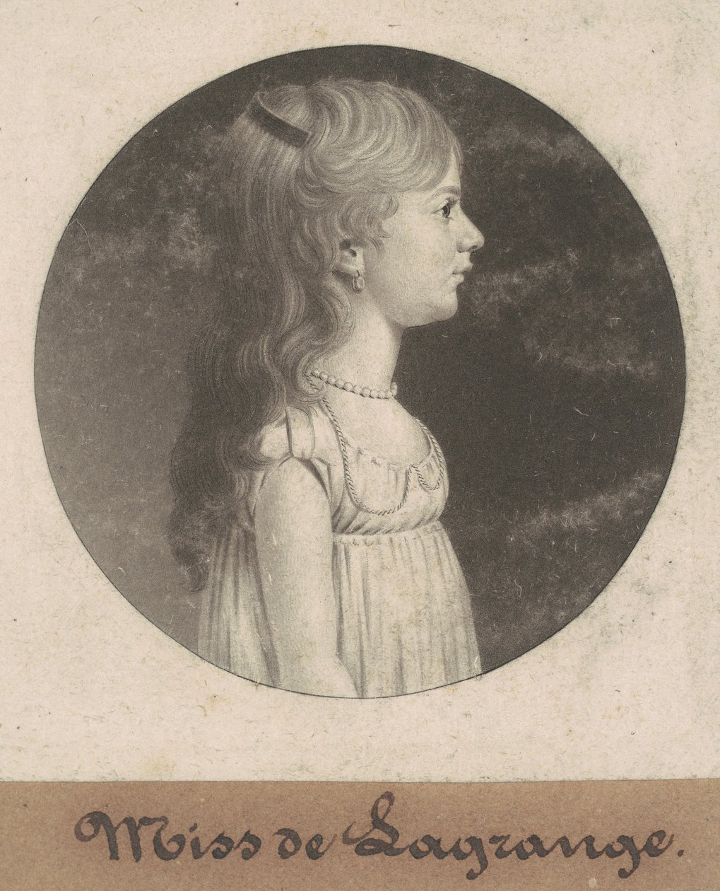 Neiti de la Grange tekijältä Charles B. J. Févret de Saint Mémin