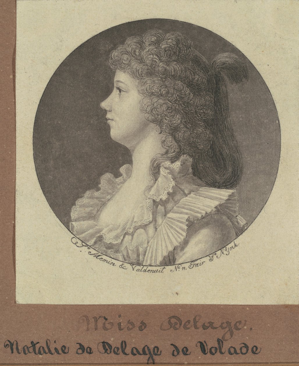 Natalie Marie Louise Stephanie Beatrice Delage de Volude tekijältä Charles B. J. Févret de Saint Mémin