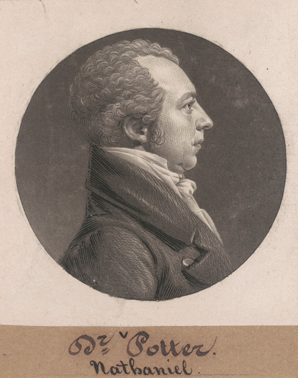 Nathaniel Potter tekijältä Charles B. J. Févret de Saint Mémin