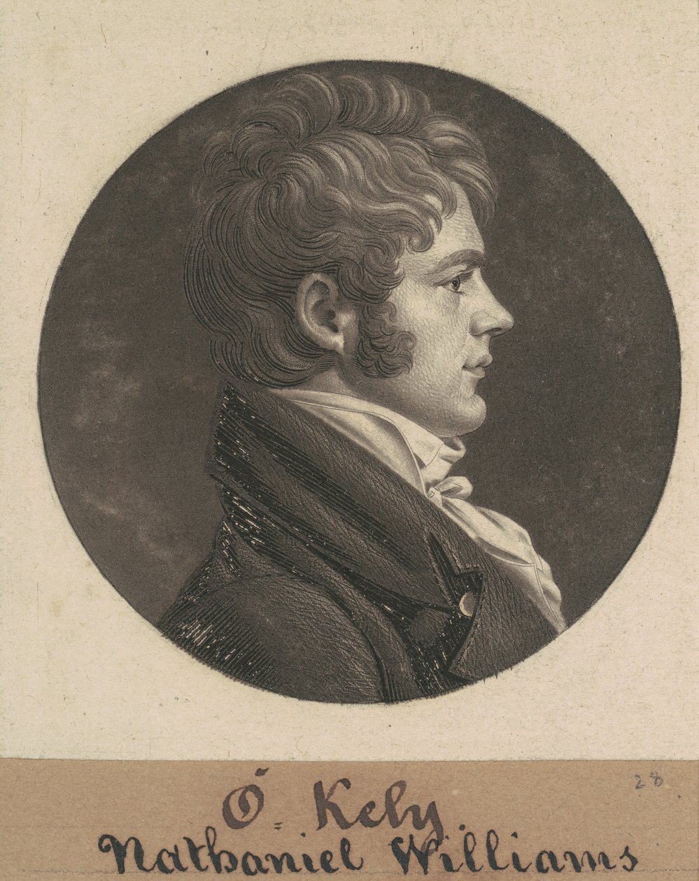 Nathaniel Williams tekijältä Charles B. J. Févret de Saint Mémin