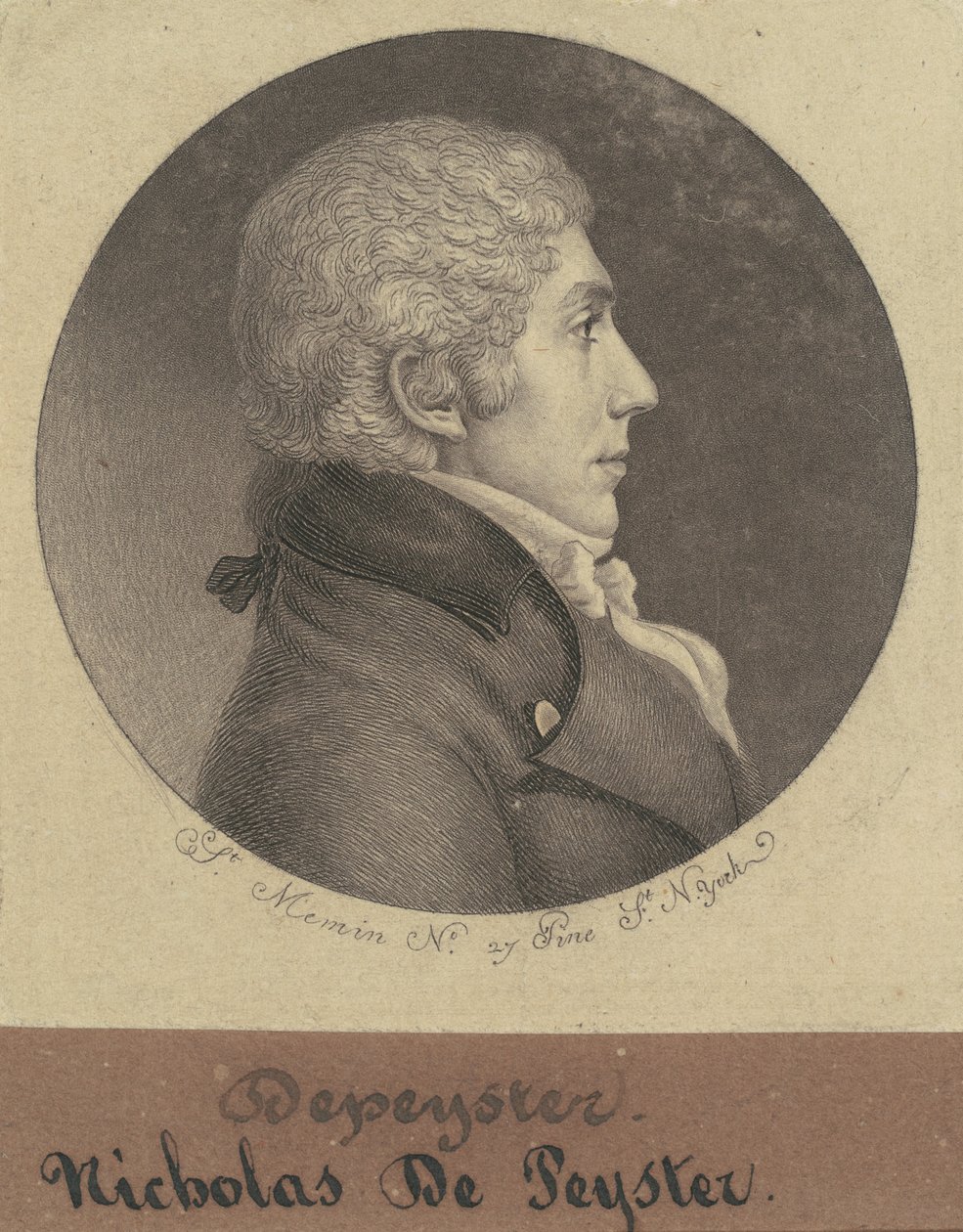 Nicholas de Peyster, Jr. finlandès tekijältä Charles B. J. Févret de Saint Mémin