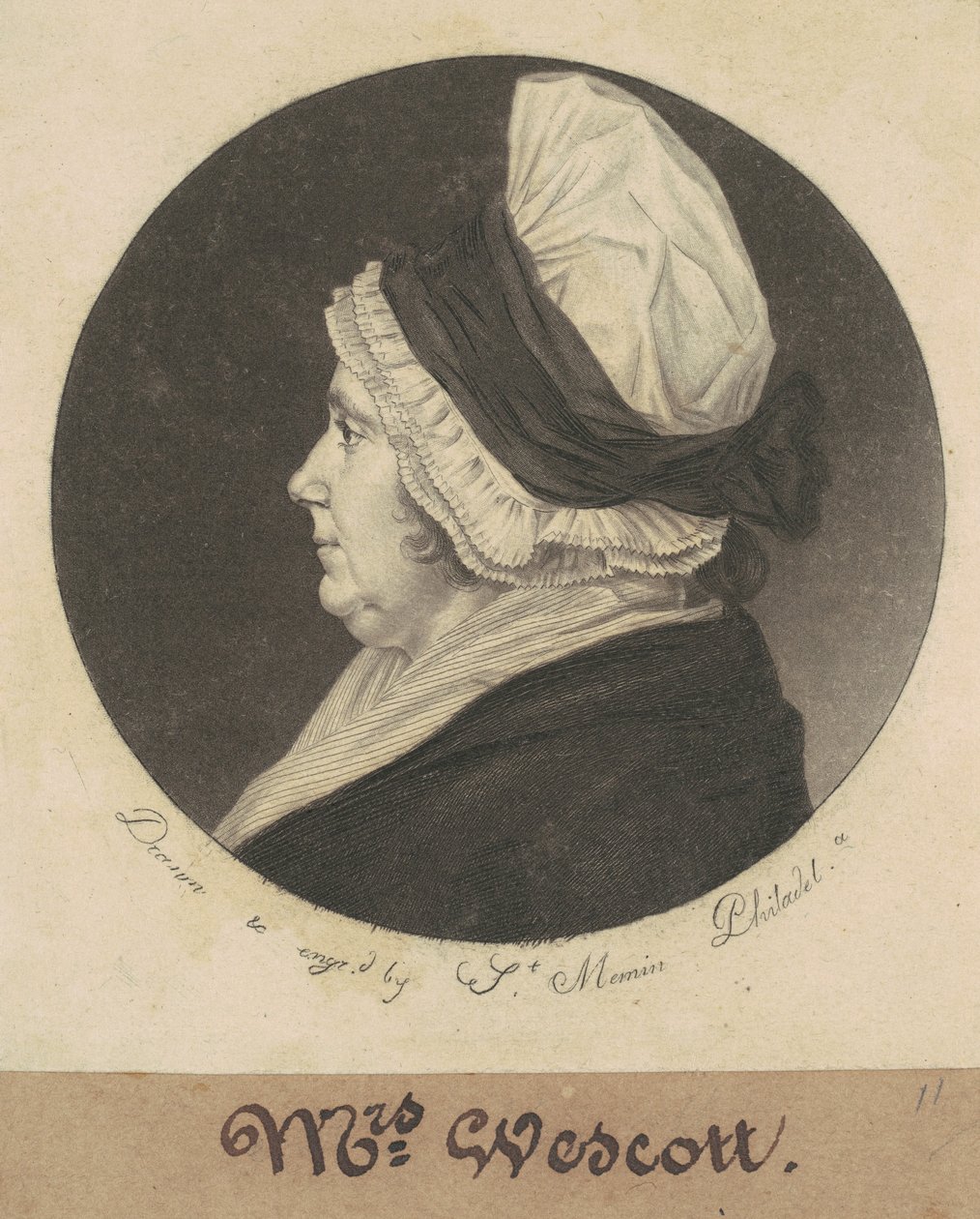Kärsivällisyyden tarina Wescott tekijältä Charles B. J. Févret de Saint Mémin