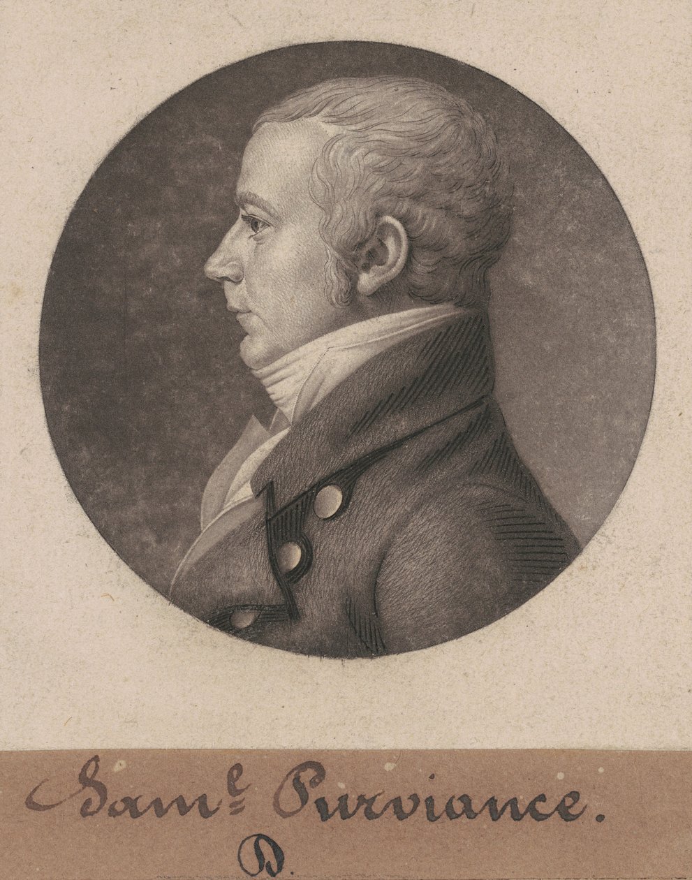 Samuel Dinsmore Purviance tekijältä Charles B. J. Févret de Saint Mémin