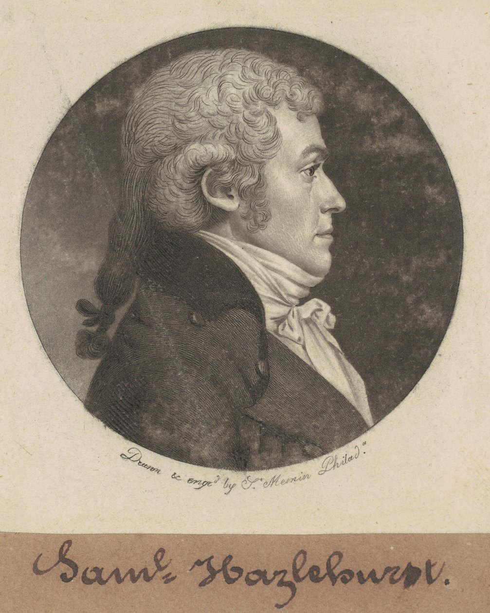 Samuel Hazlehurst tekijältä Charles B. J. Févret de Saint Mémin