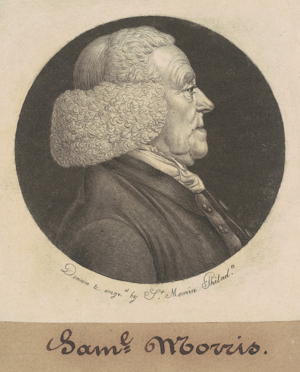 Samuel Morris tekijältä Charles B. J. Févret de Saint Mémin
