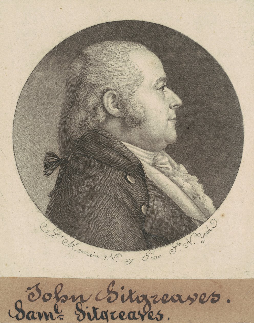 Samuel Sitgreaves tekijältä Charles B. J. Févret de Saint Mémin