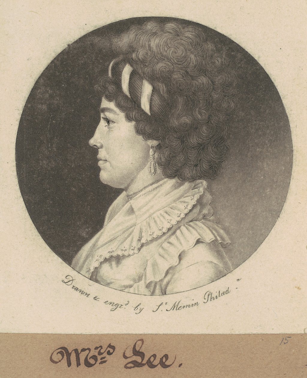 Temperance Hedge Lee tekijältä Charles B. J. Févret de Saint Mémin