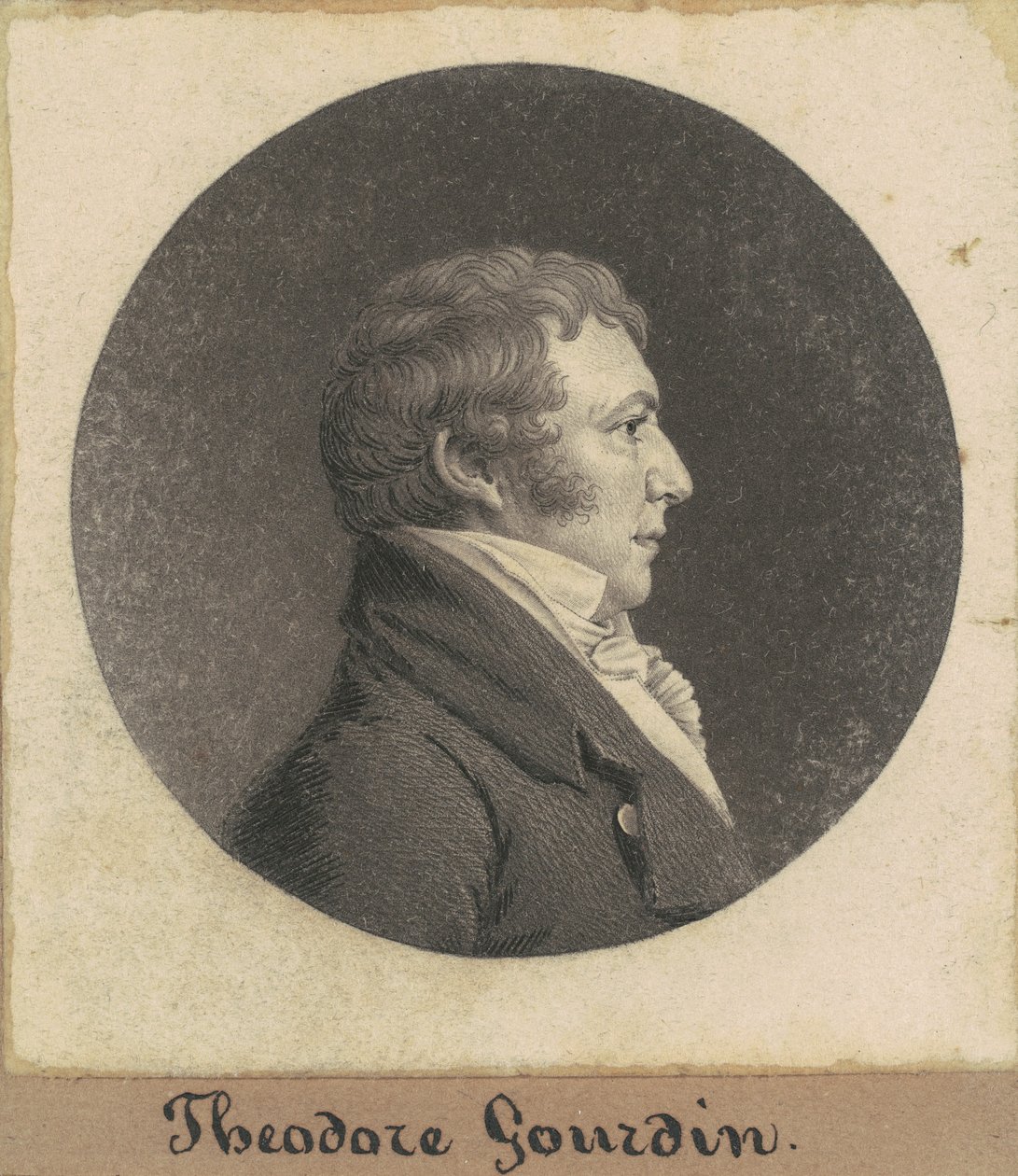 Theodore Gourdin tekijältä Charles B. J. Févret de Saint Mémin