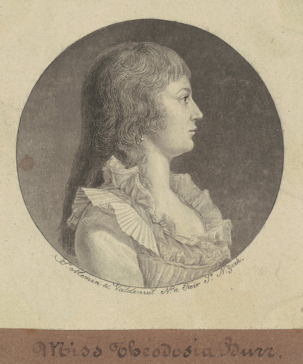 Theodosia Burr tekijältä Charles B. J. Févret de Saint Mémin