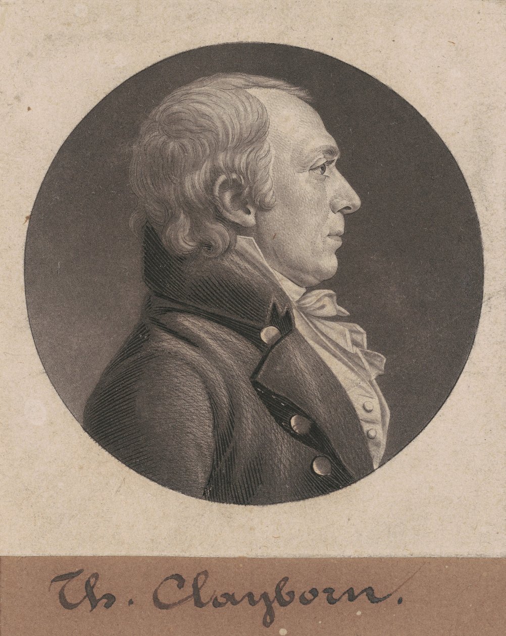 Thomas Claiborne tekijältä Charles B. J. Févret de Saint Mémin