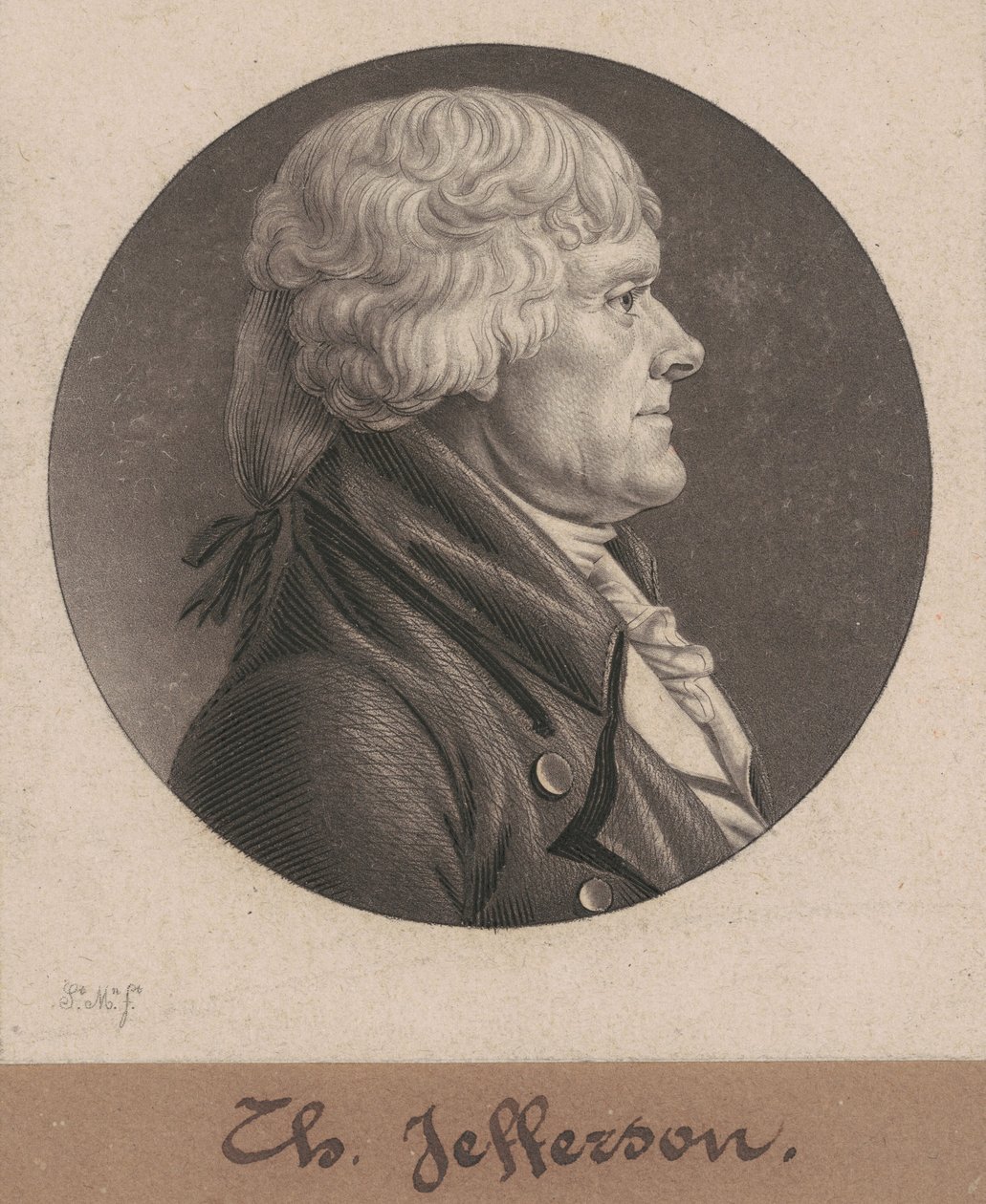 Thomas Jefferson tekijältä Charles B. J. Févret de Saint Mémin