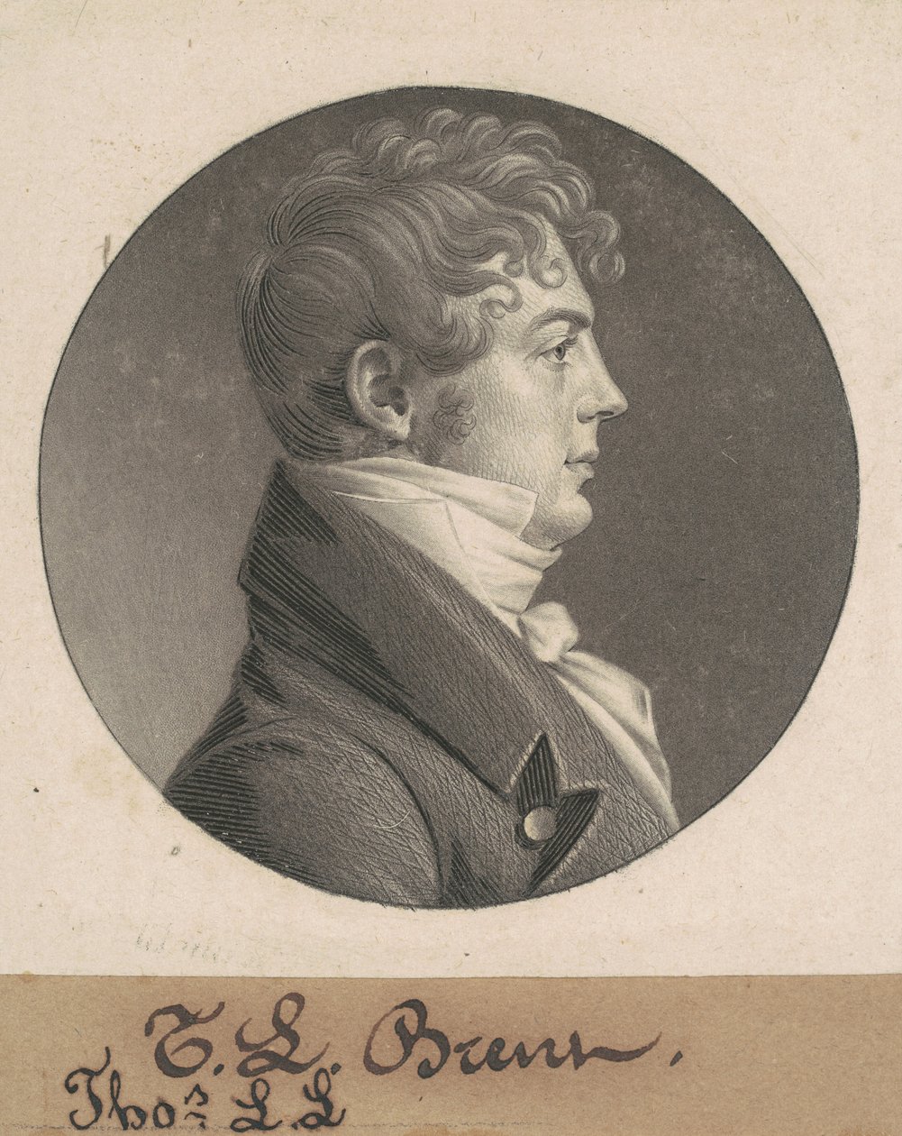 Thomas Ludwell Lee Brant tekijältä Charles B. J. Févret de Saint Mémin