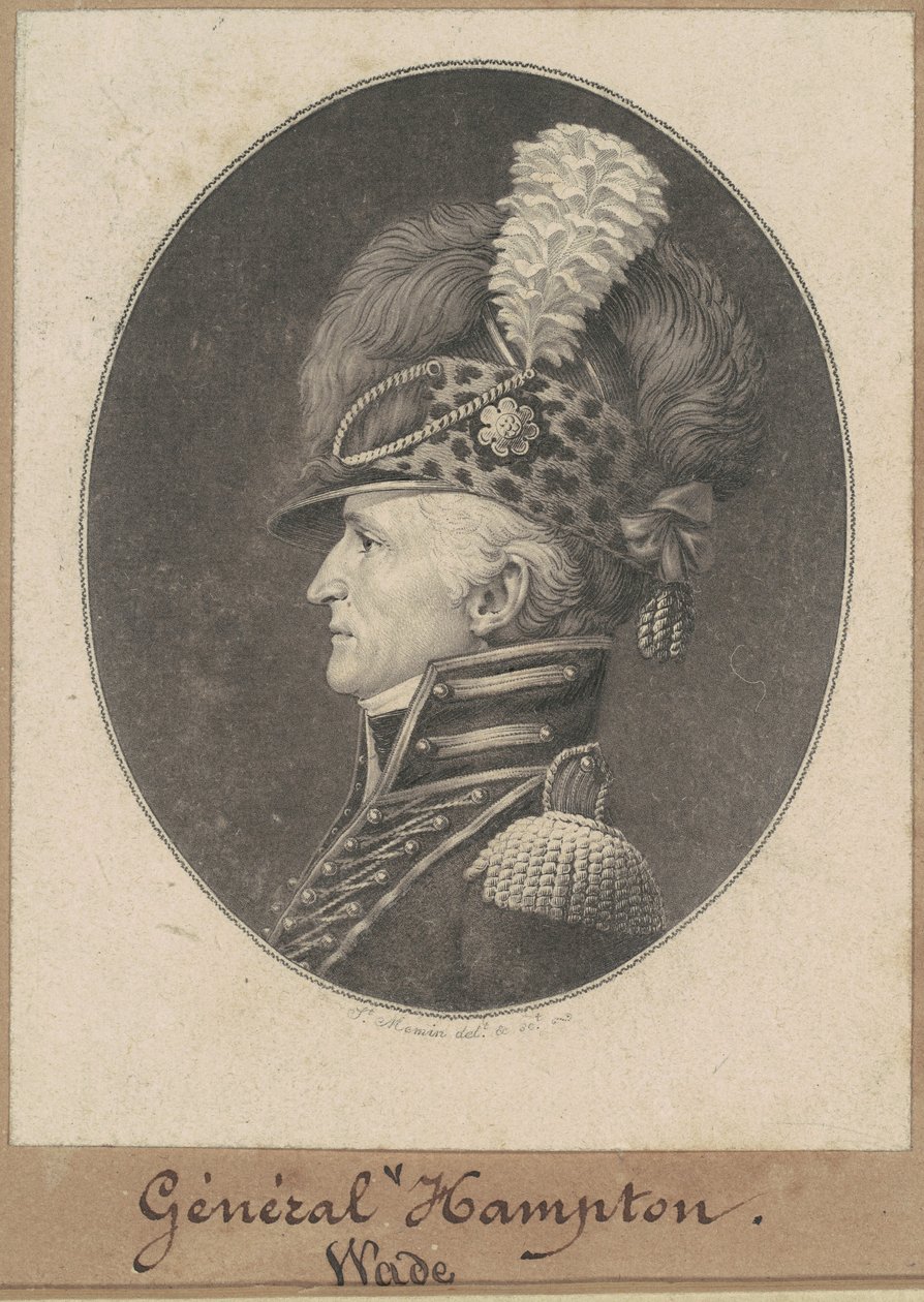 Wade Hampton tekijältä Charles B. J. Févret de Saint Mémin