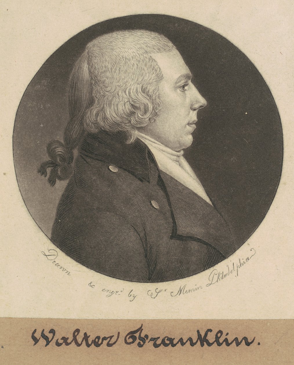 Walter Franklin tekijältä Charles B. J. Févret de Saint Mémin