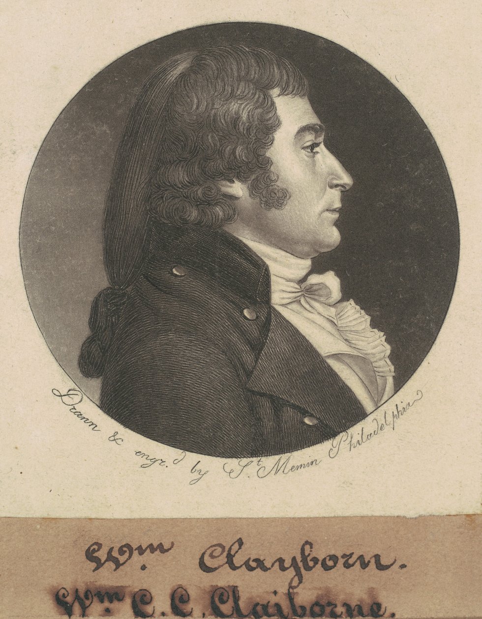 William Charles Cole Claiborne tekijältä Charles B. J. Févret de Saint Mémin