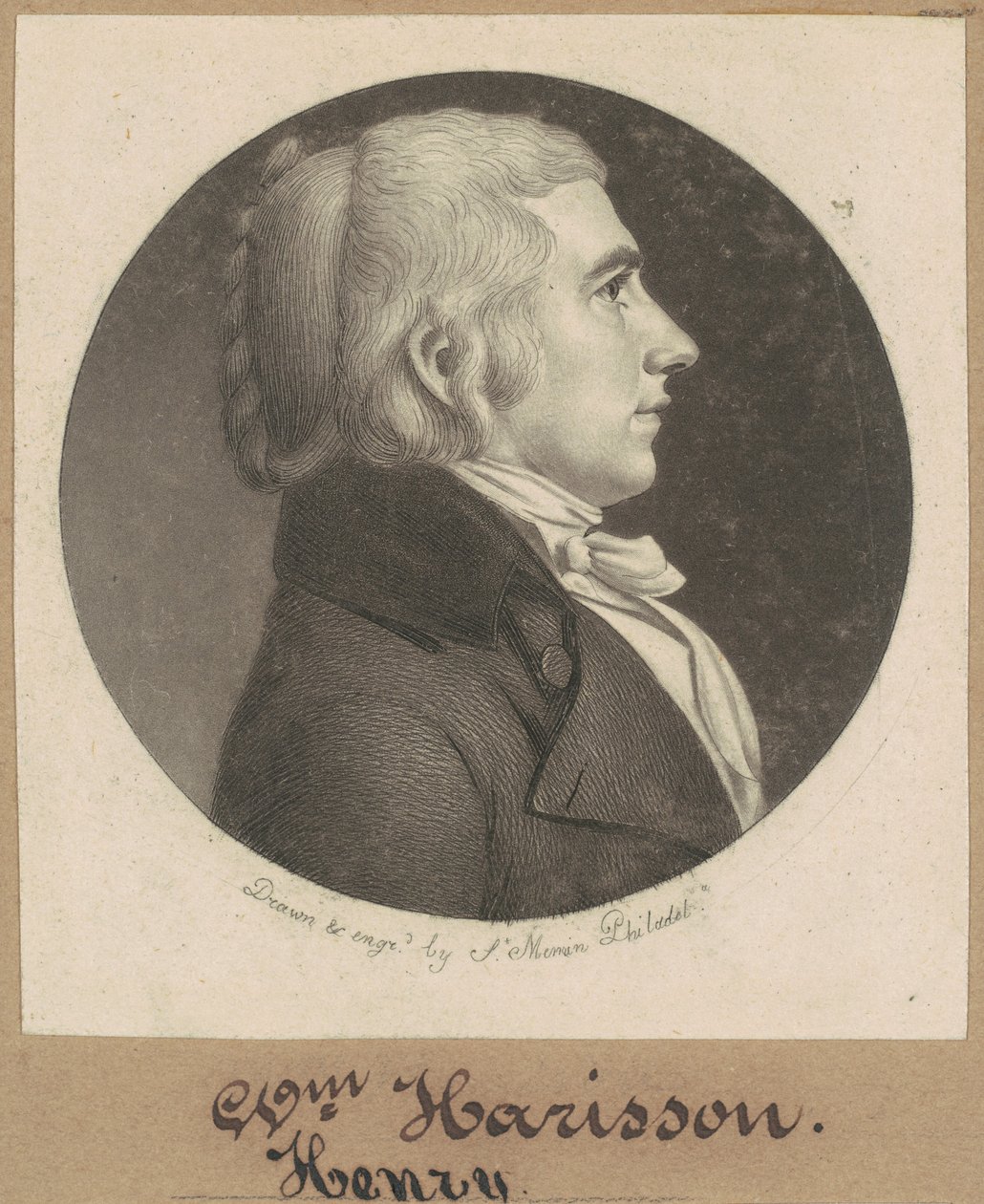 William Henry Harrison tekijältä Charles B. J. Févret de Saint Mémin