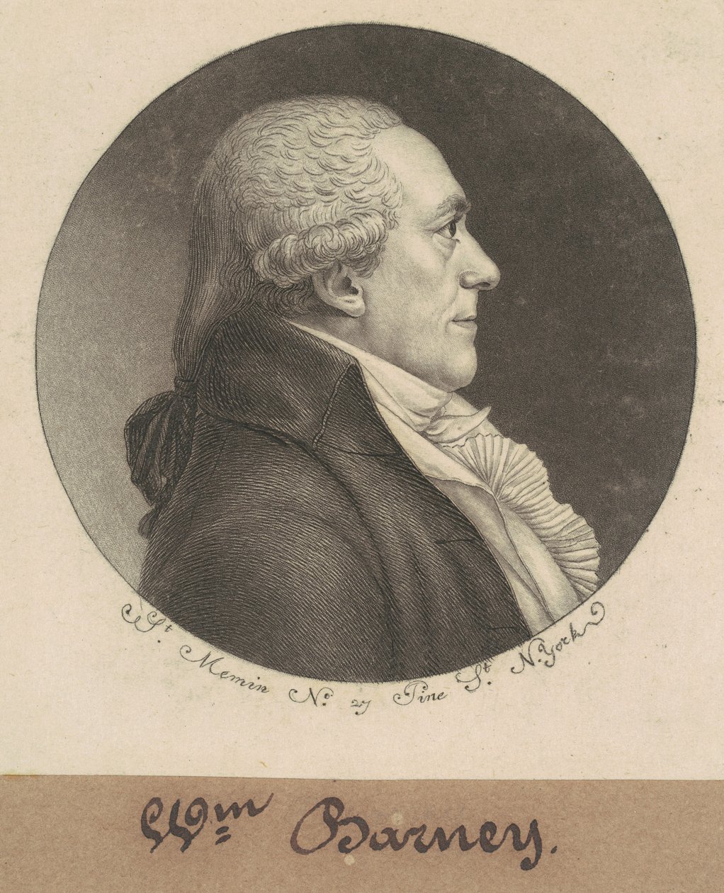 William Stevenson Barney tekijältä Charles B. J. Févret de Saint Mémin