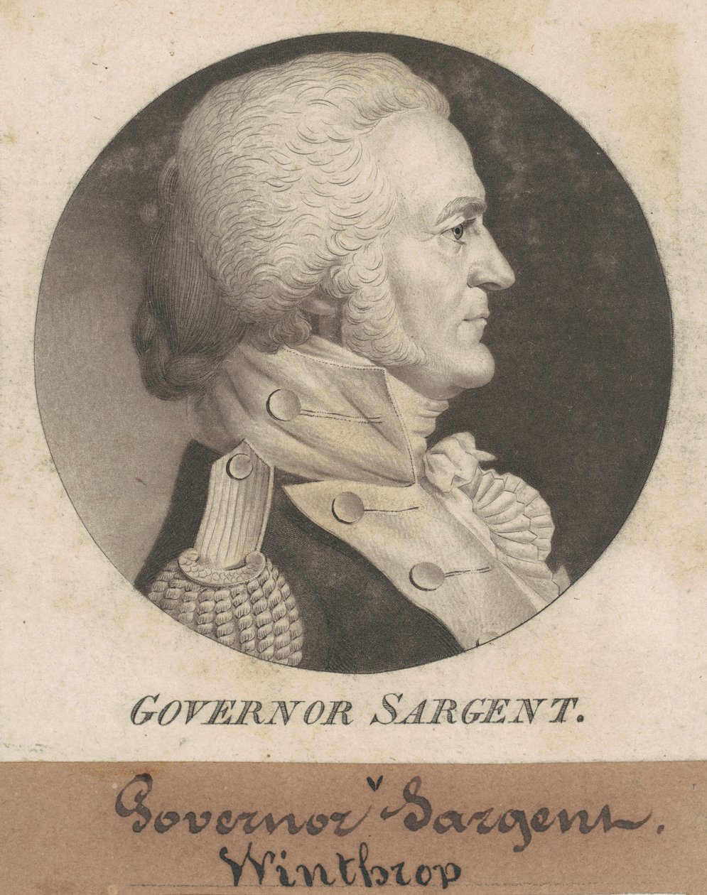Winthrop Sargent tekijältä Charles B. J. Févret de Saint Mémin