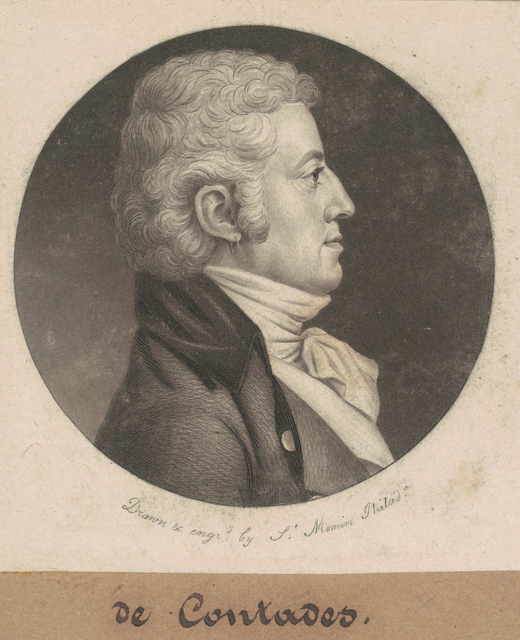 tileistä tekijältä Charles B. J. Févret de Saint Mémin