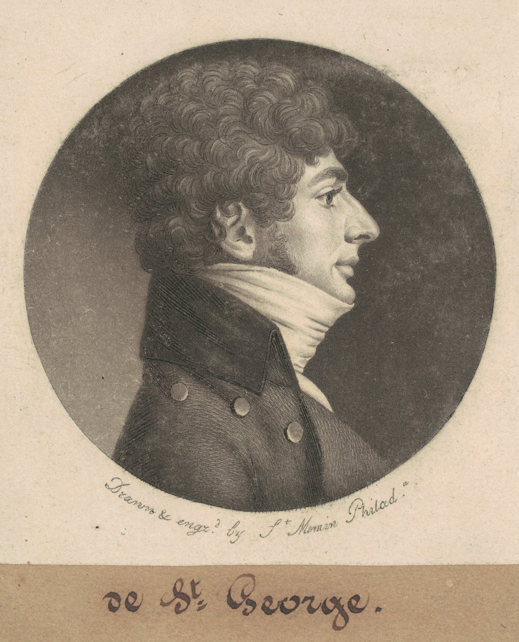 St. George tekijältä Charles B. J. Févret de Saint Mémin