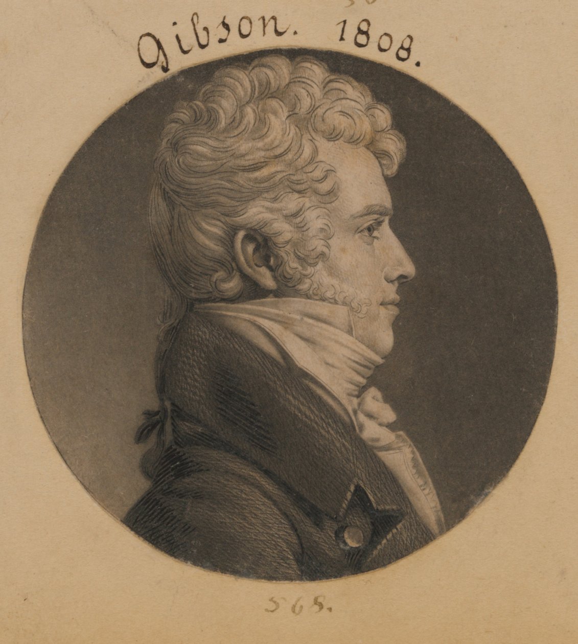 Alexander Gibson tekijältä Charles Balthazar Julien Févret de Saint-Mémin