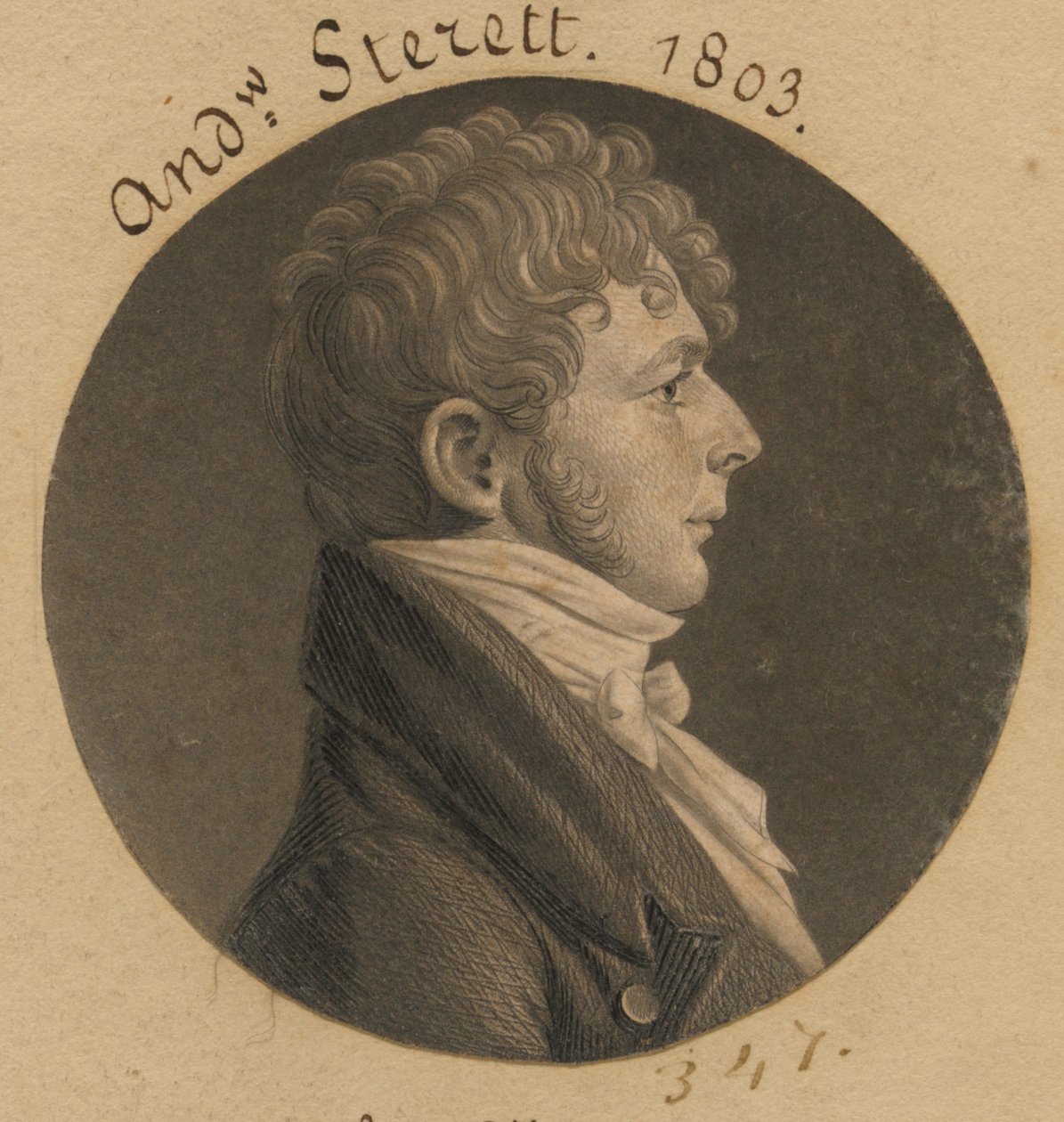 Andrew Sterett tekijältä Charles Balthazar Julien Févret de Saint-Mémin