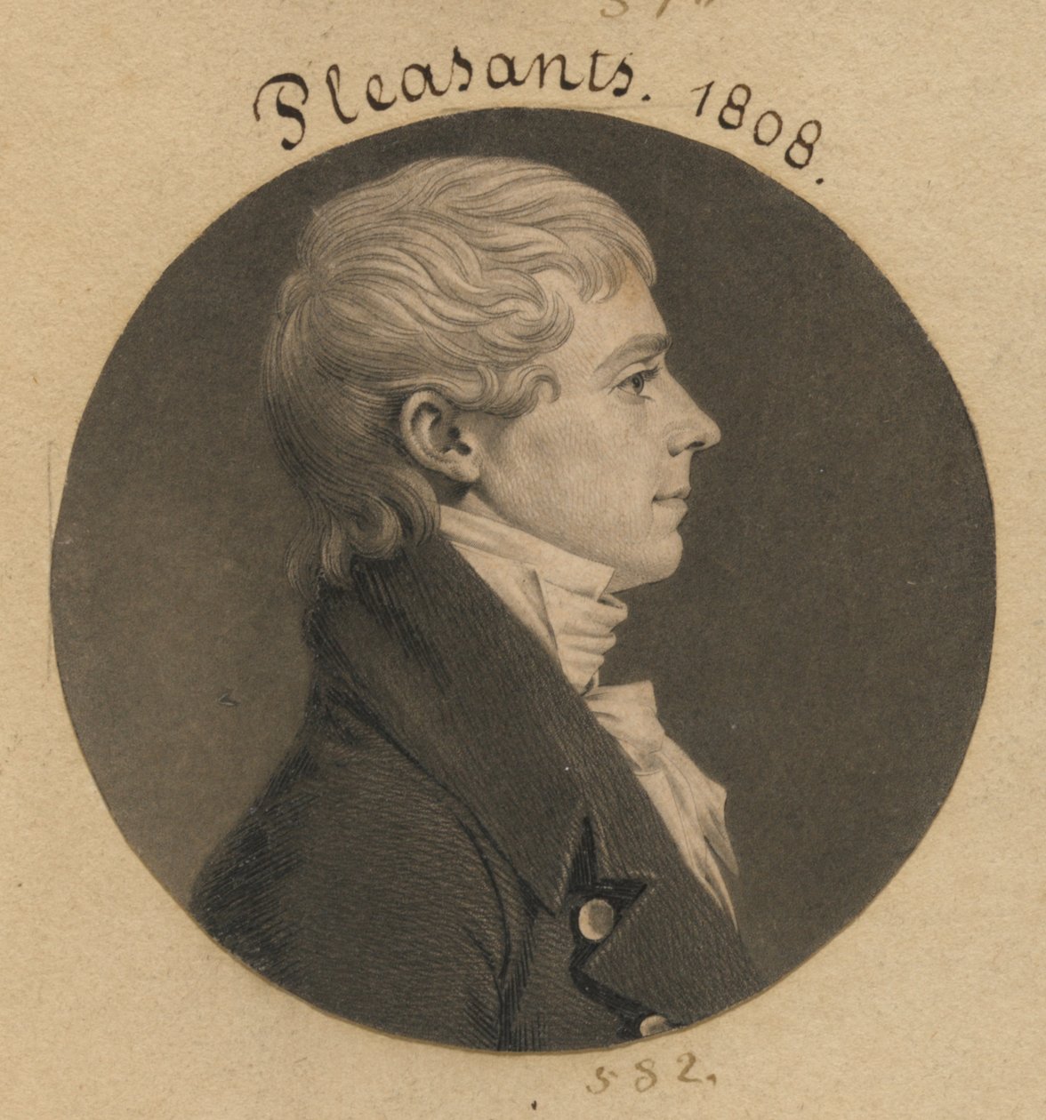 Archibald Pleasants Jr. tekijältä Charles Balthazar Julien Févret de Saint-Mémin
