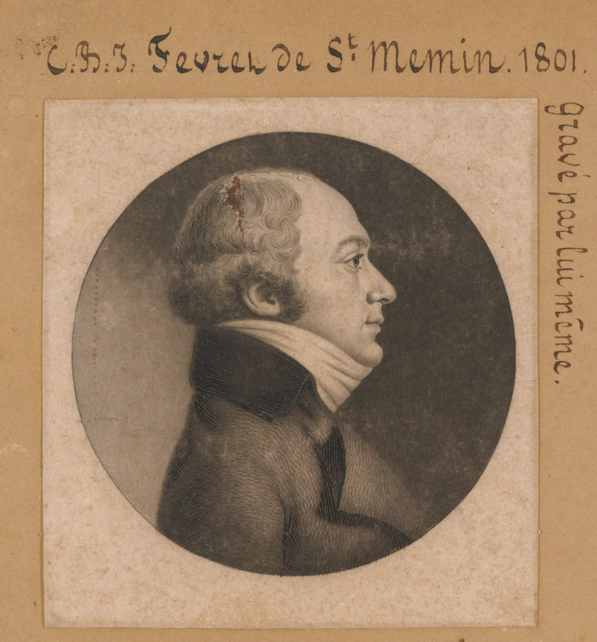 Charles de Saint-Méminin omakuva tekijältä Charles Balthazar Julien Févret de Saint-Mémin