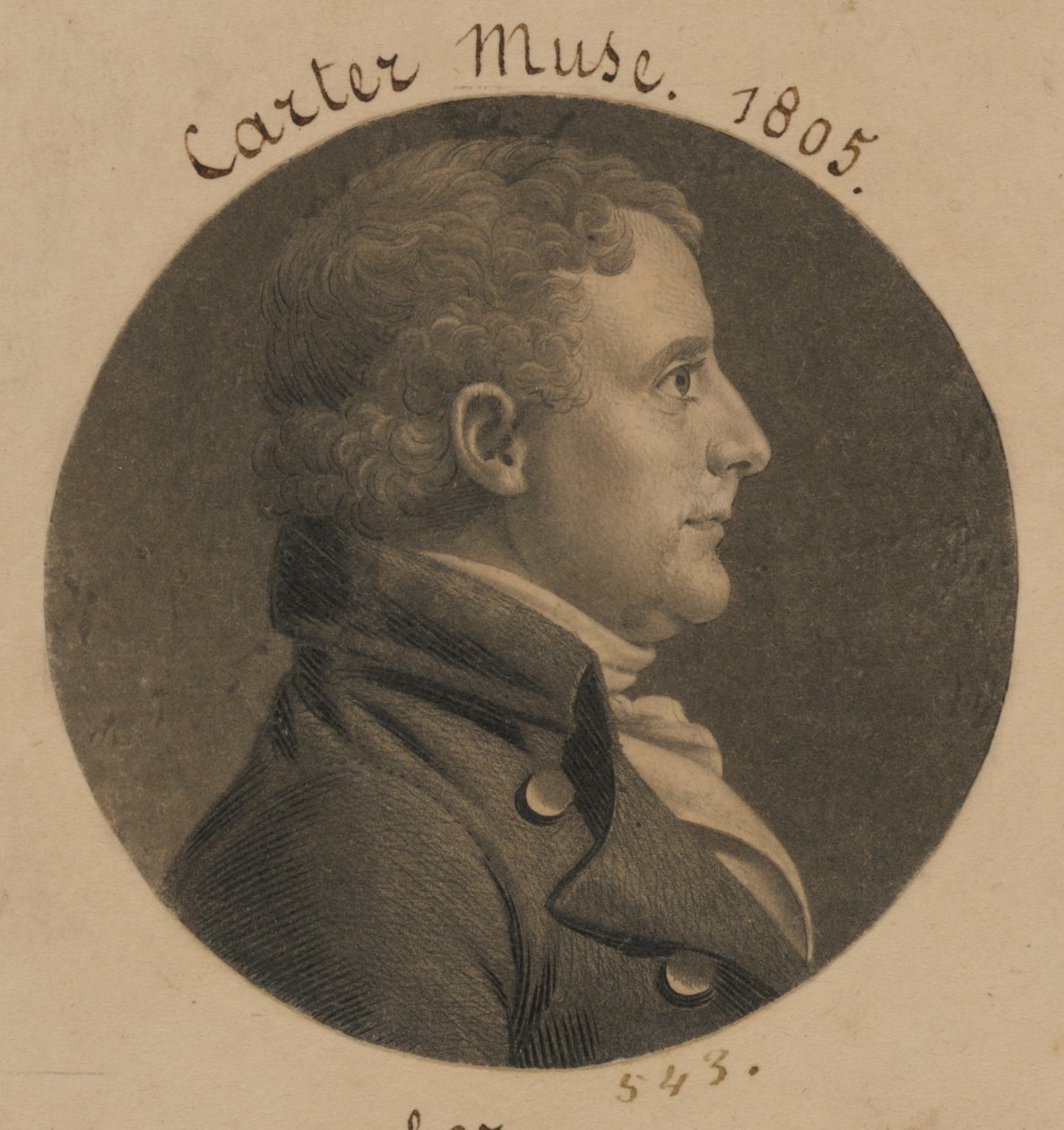 Edward Carter tekijältä Charles Balthazar Julien Févret de Saint-Mémin