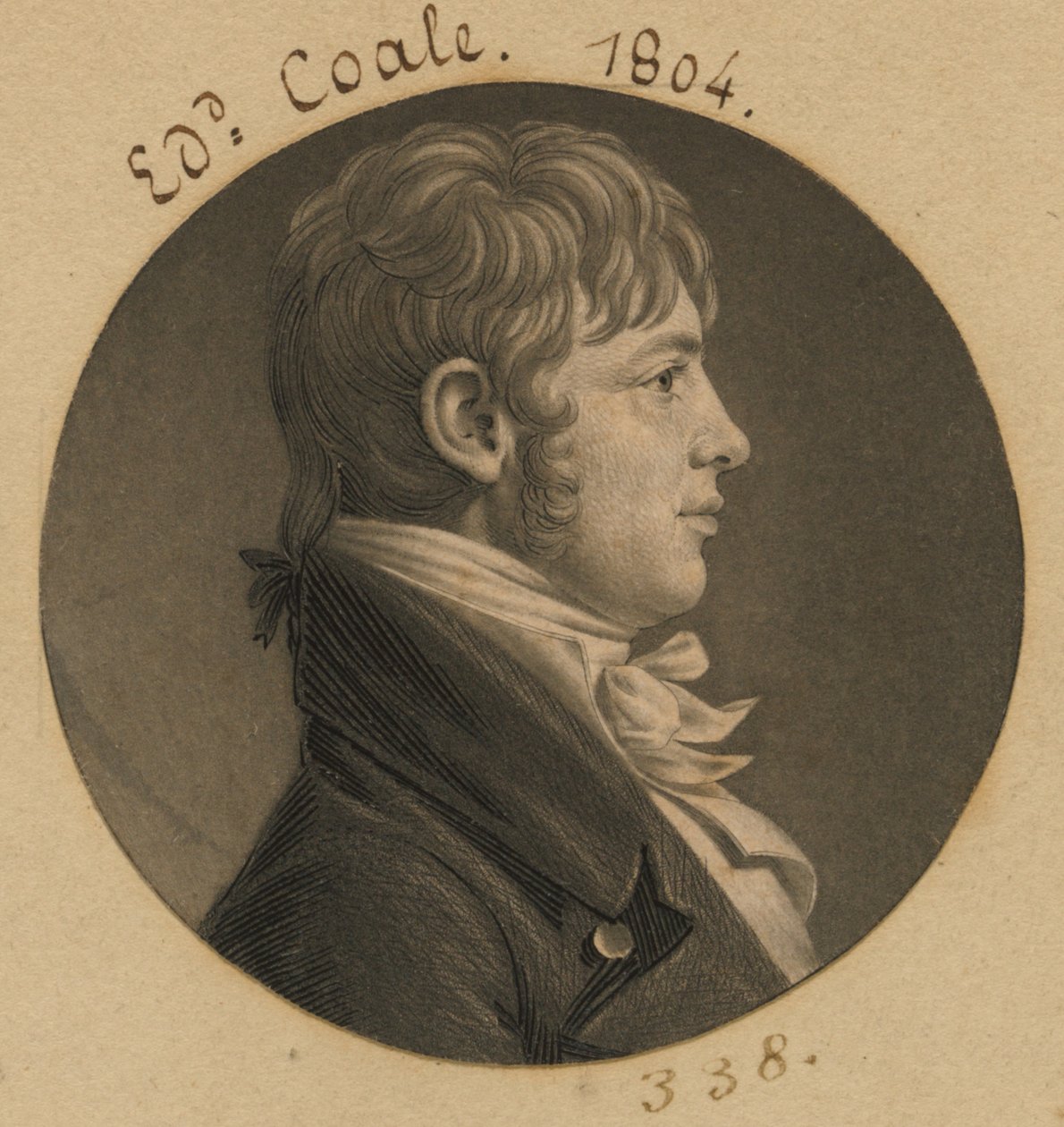 Edward Johnson Coale tekijältä Charles Balthazar Julien Févret de Saint-Mémin