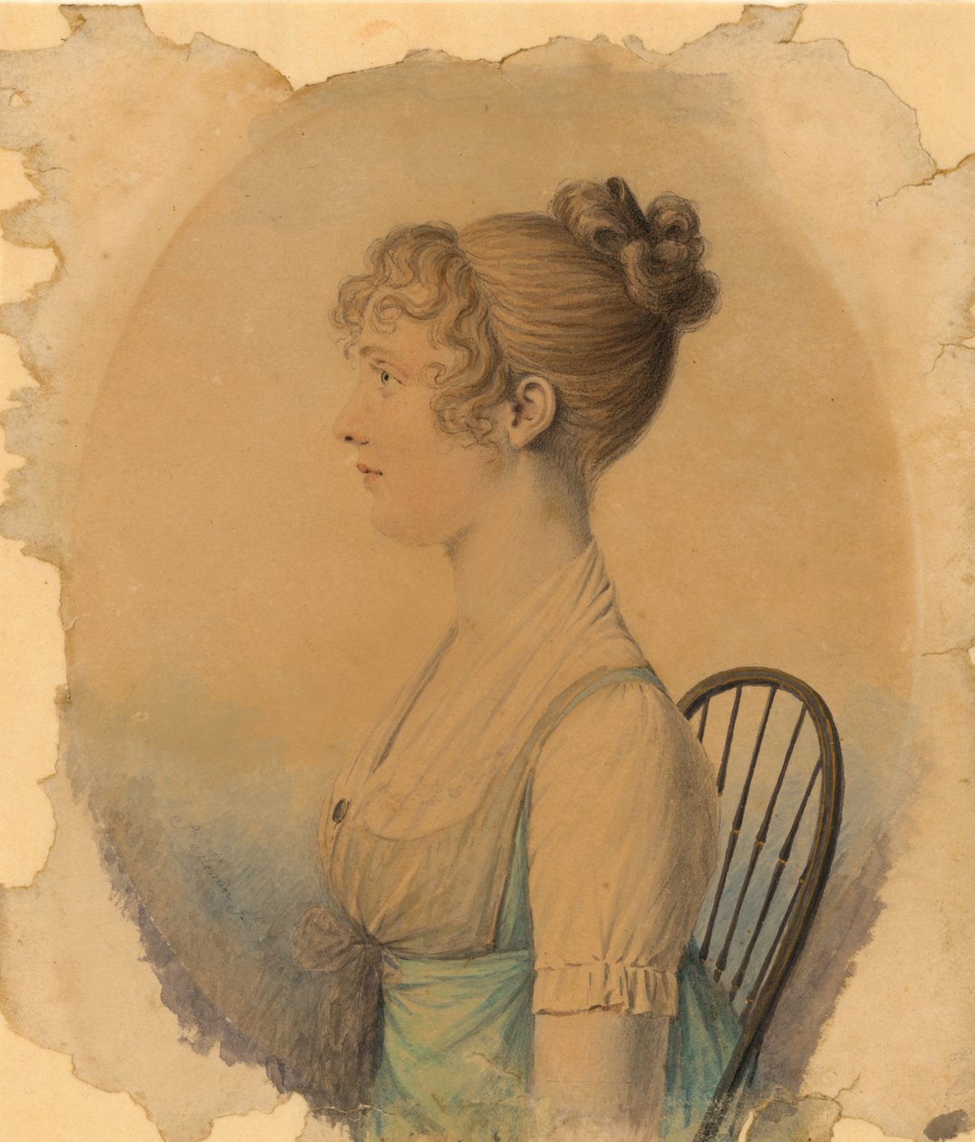 Elizabeth Lonsdale Kay Daingerfield tekijältä Charles Balthazar Julien Févret de Saint-Mémin