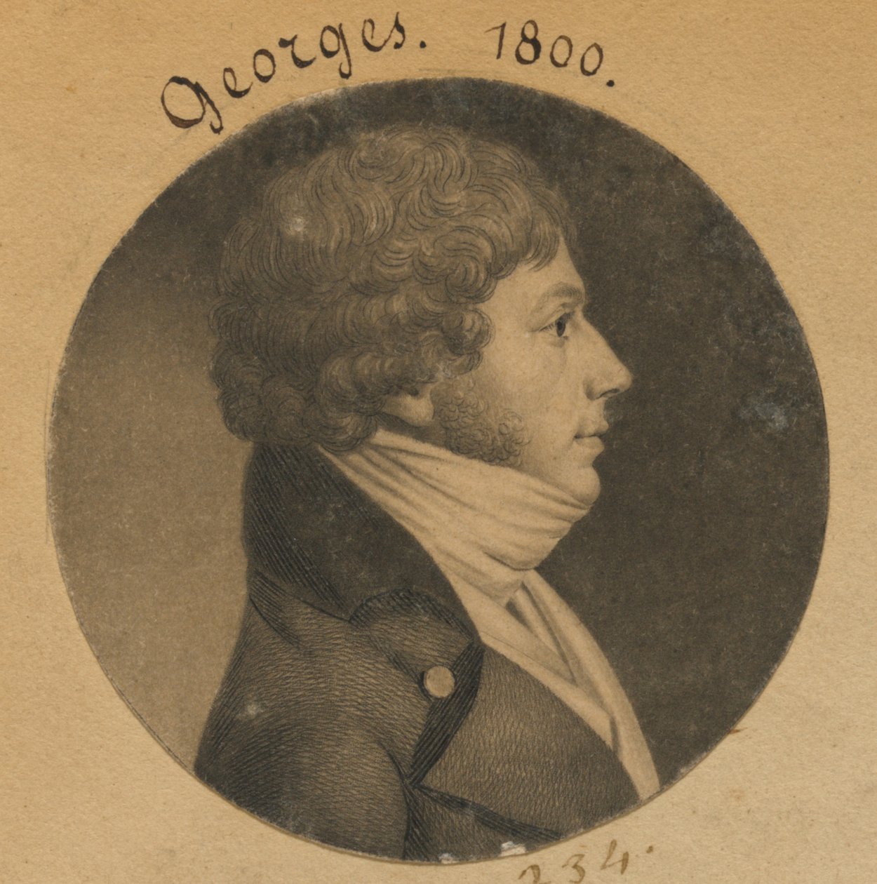 Georges tekijältä Charles Balthazar Julien Févret de Saint-Mémin