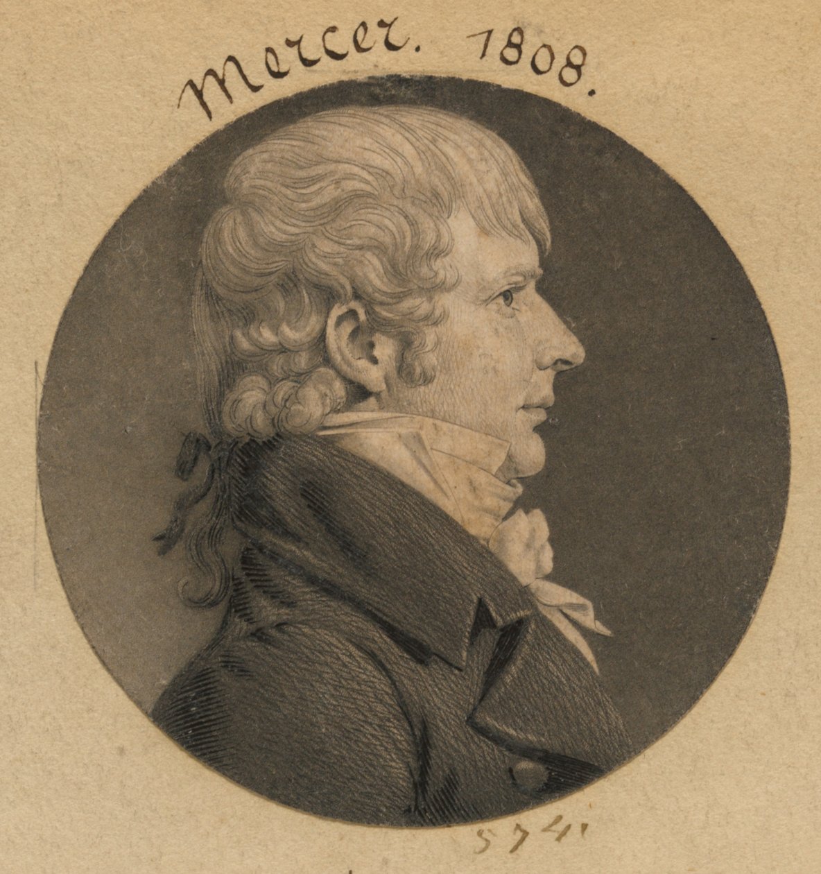Hugh Tenant Weedon Mercer tekijältä Charles Balthazar Julien Févret de Saint-Mémin