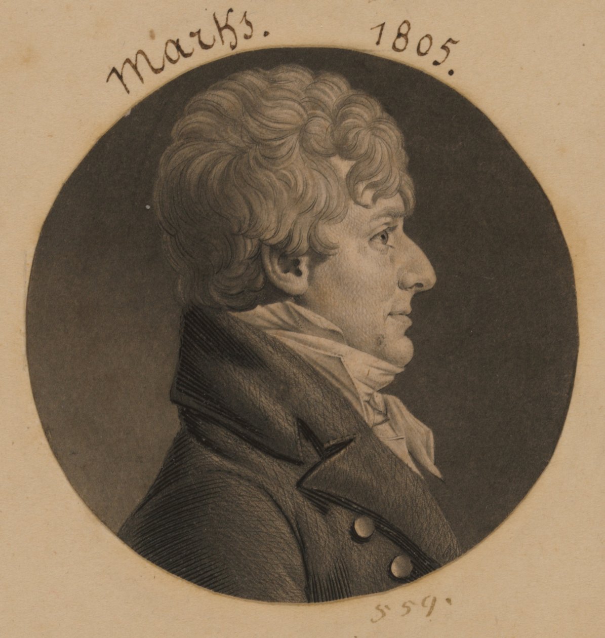Hyman Marks tekijältä Charles Balthazar Julien Févret de Saint-Mémin