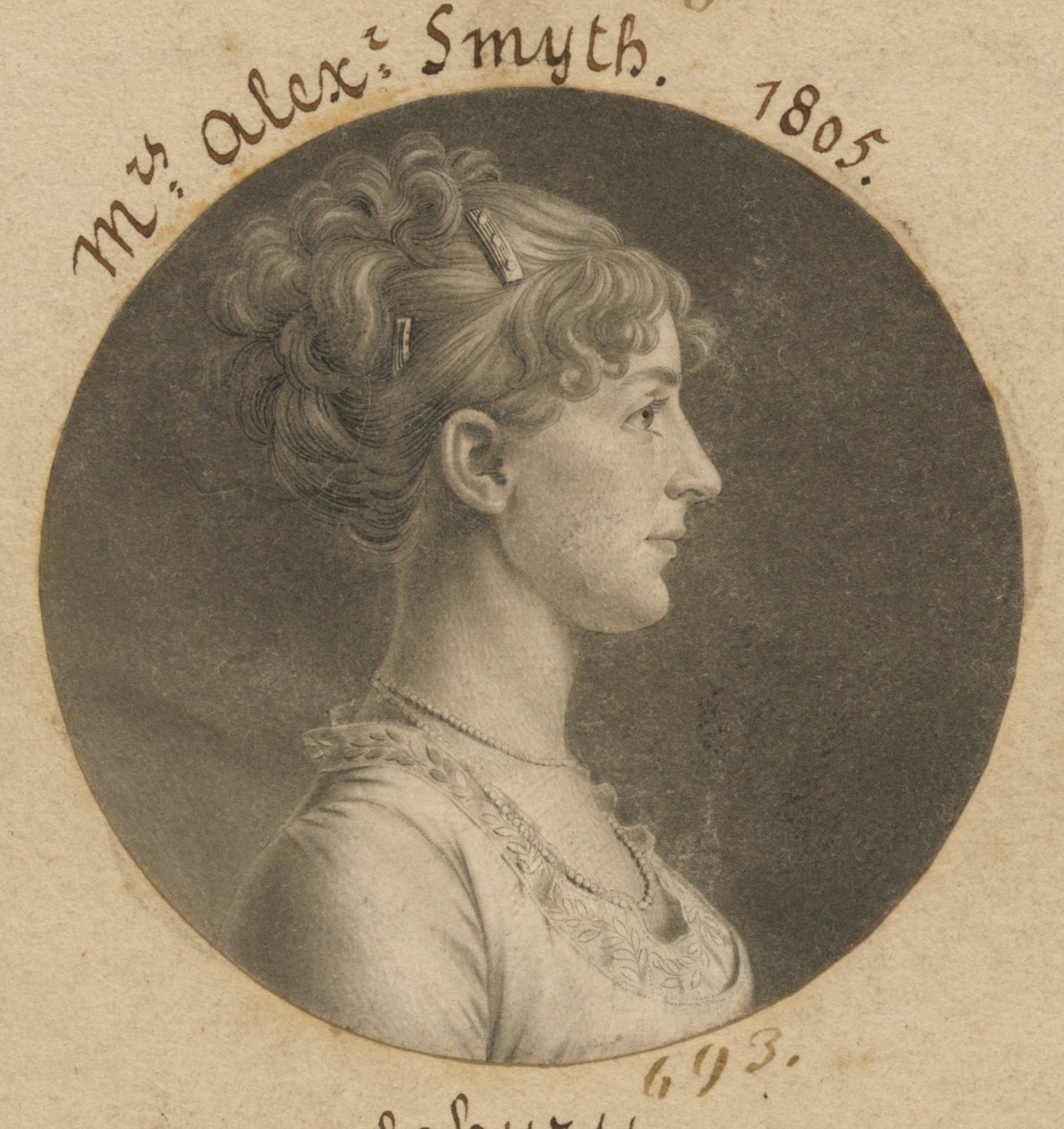 Jane Barr Stuart Newton tekijältä Charles Balthazar Julien Févret de Saint-Mémin