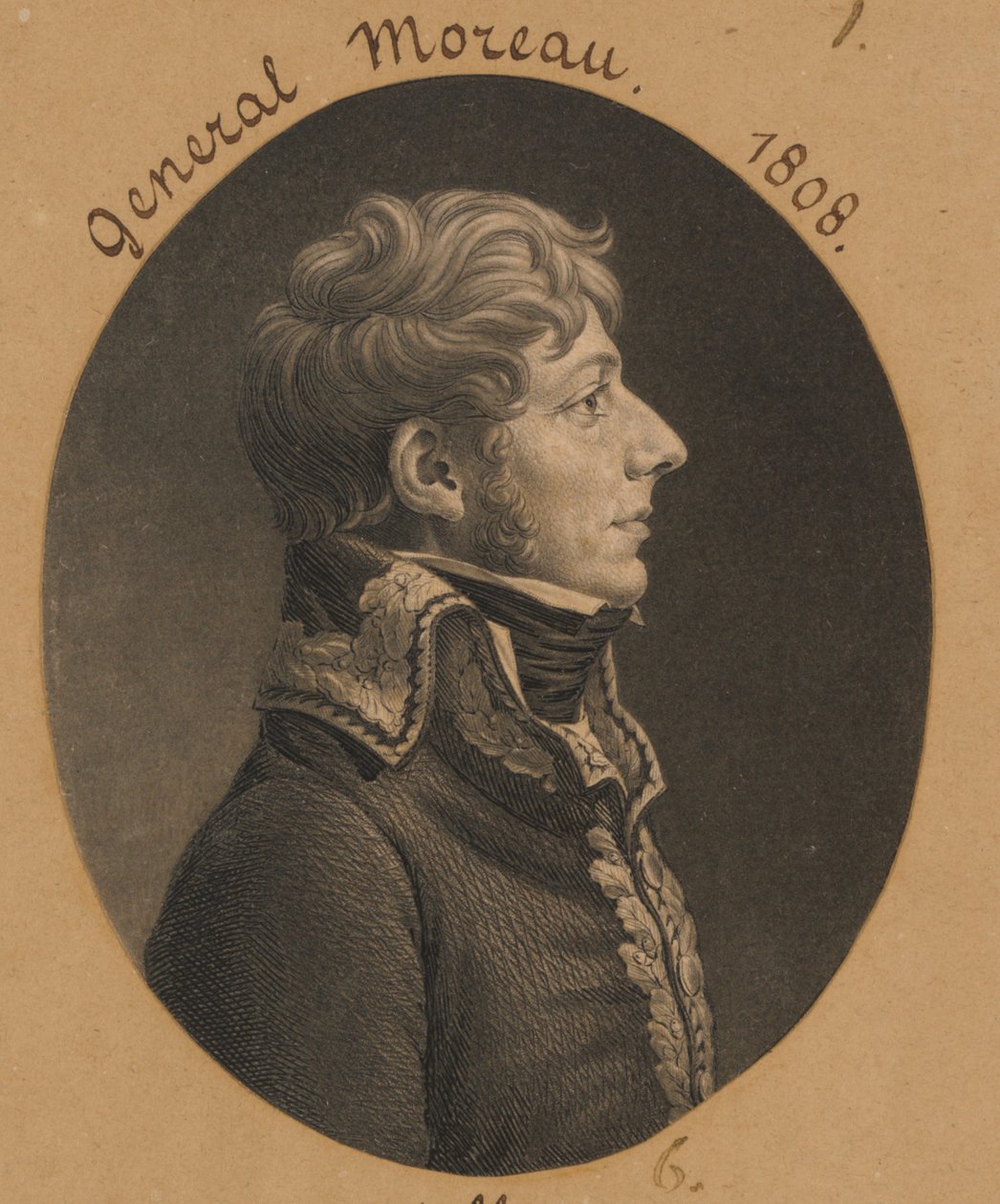 Jean-Victor Moreau tekijältä Charles Balthazar Julien Févret de Saint-Mémin