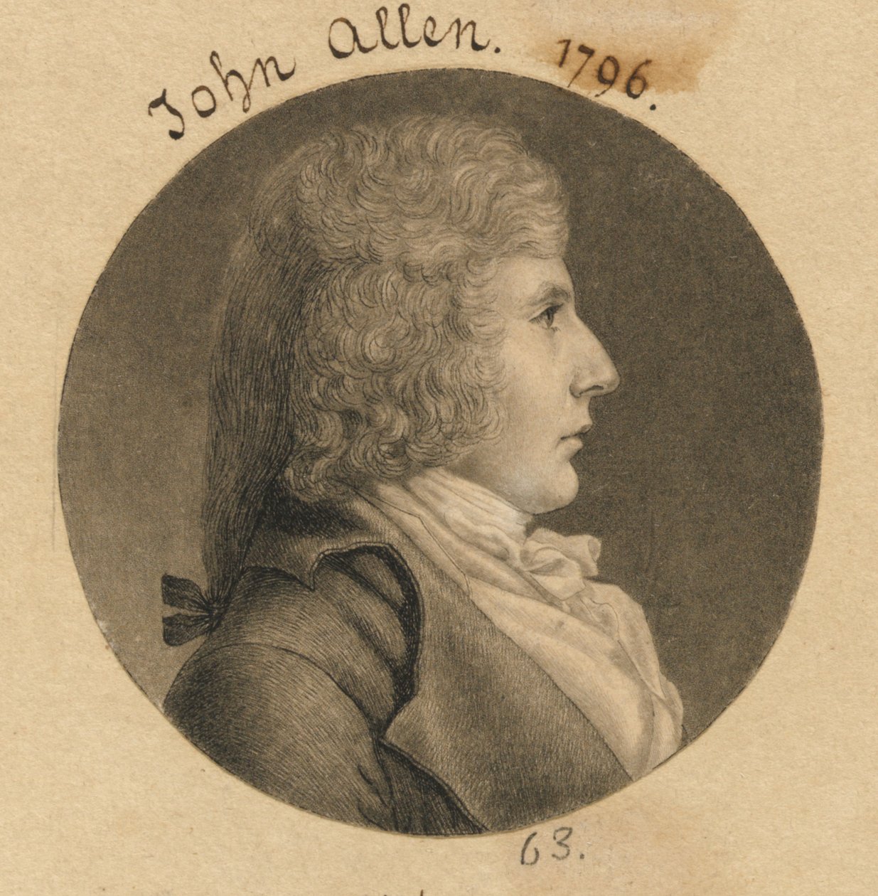 John Allen tekijältä Charles Balthazar Julien Févret de Saint-Mémin