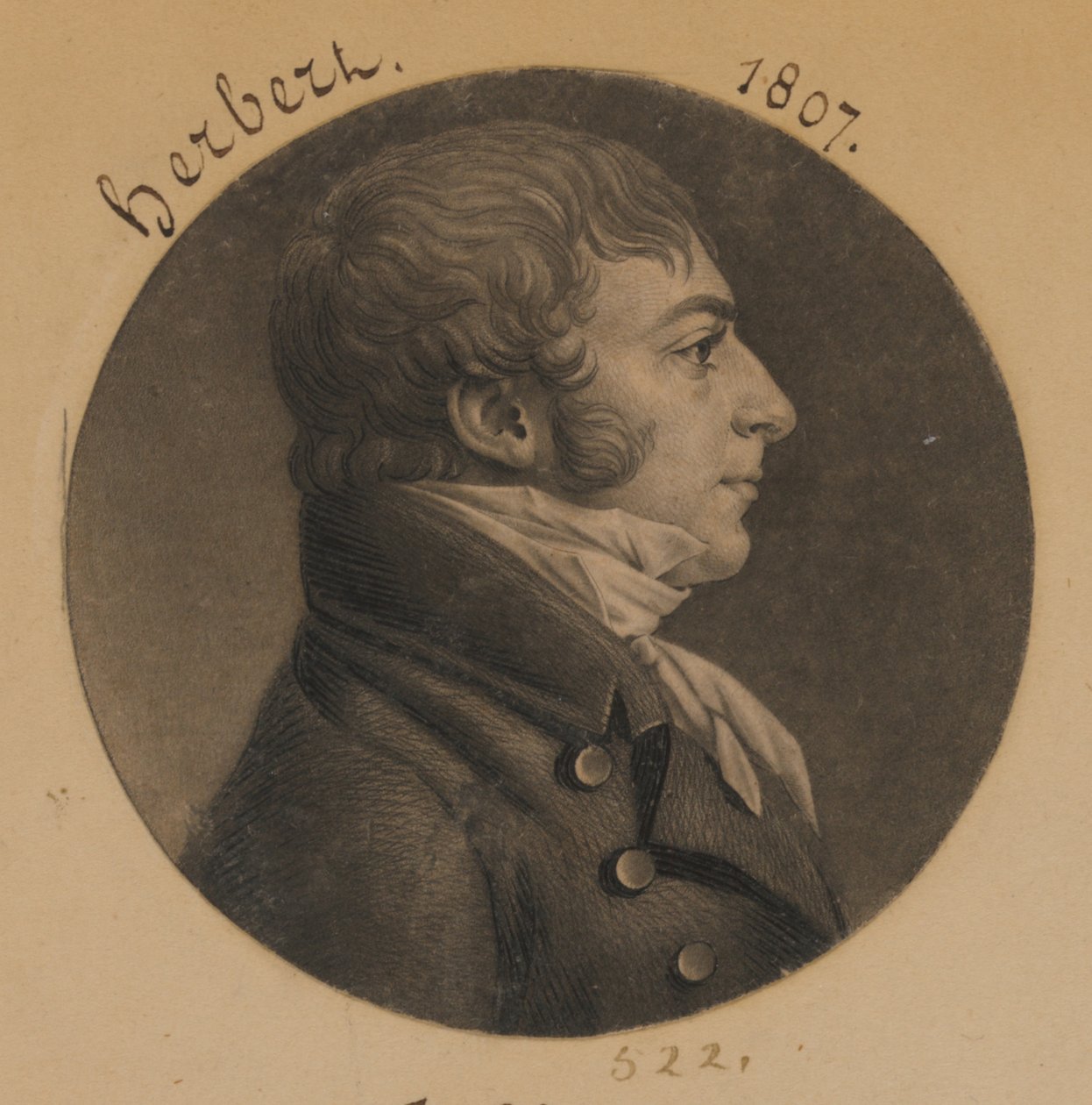 John Carlyle Herbert tekijältä Charles Balthazar Julien Févret de Saint-Mémin