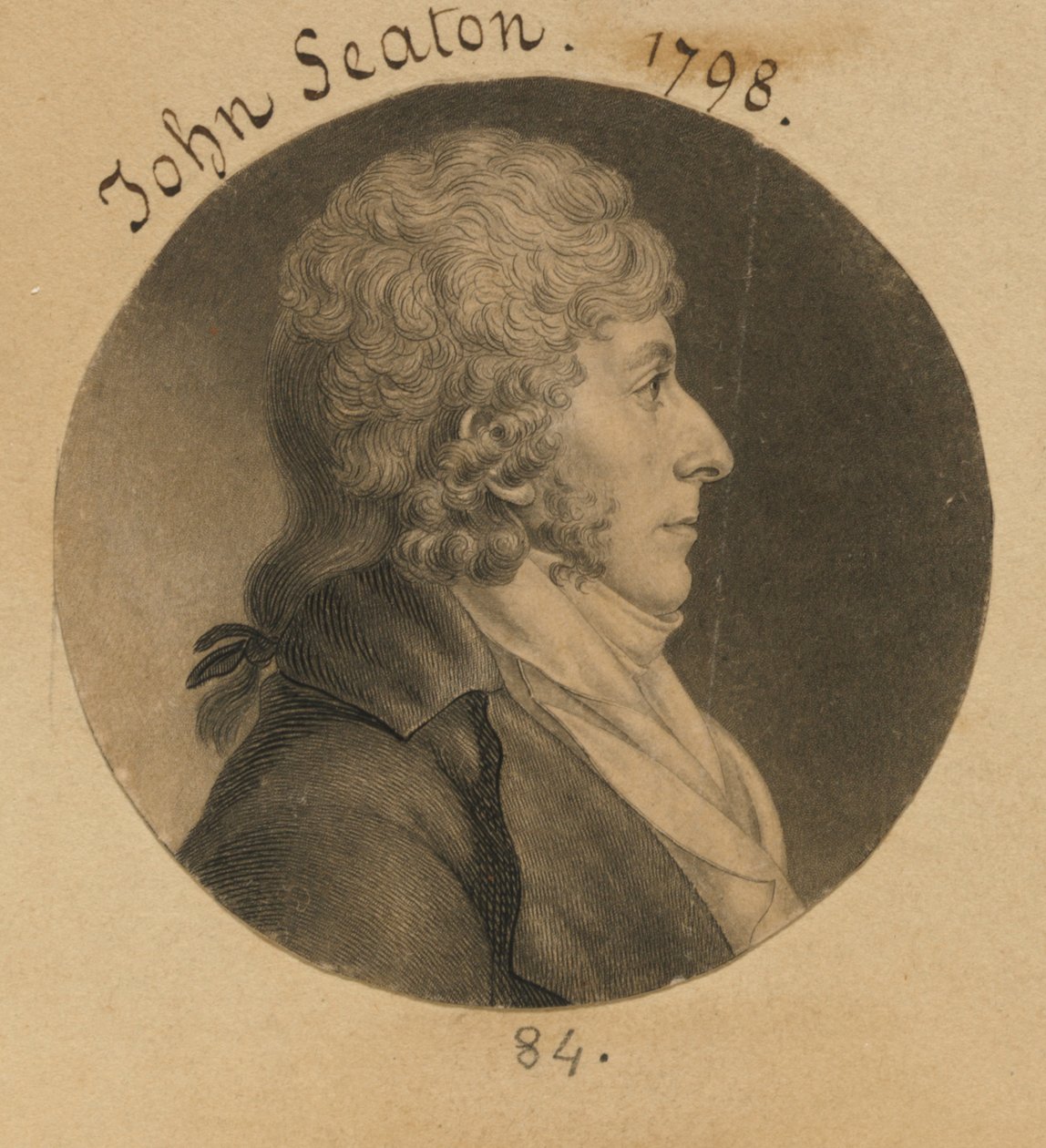 John Curzon Seton tekijältä Charles Balthazar Julien Févret de Saint-Mémin