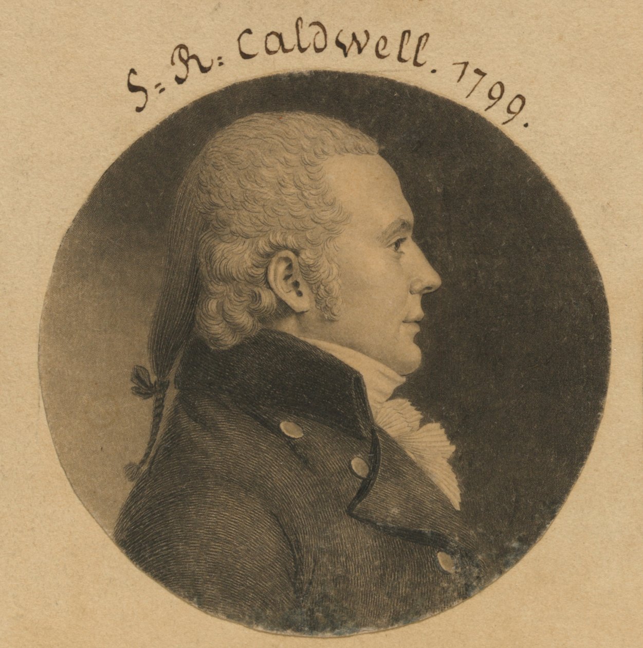 John Edwards Caldwell tekijältä Charles Balthazar Julien Févret de Saint-Mémin