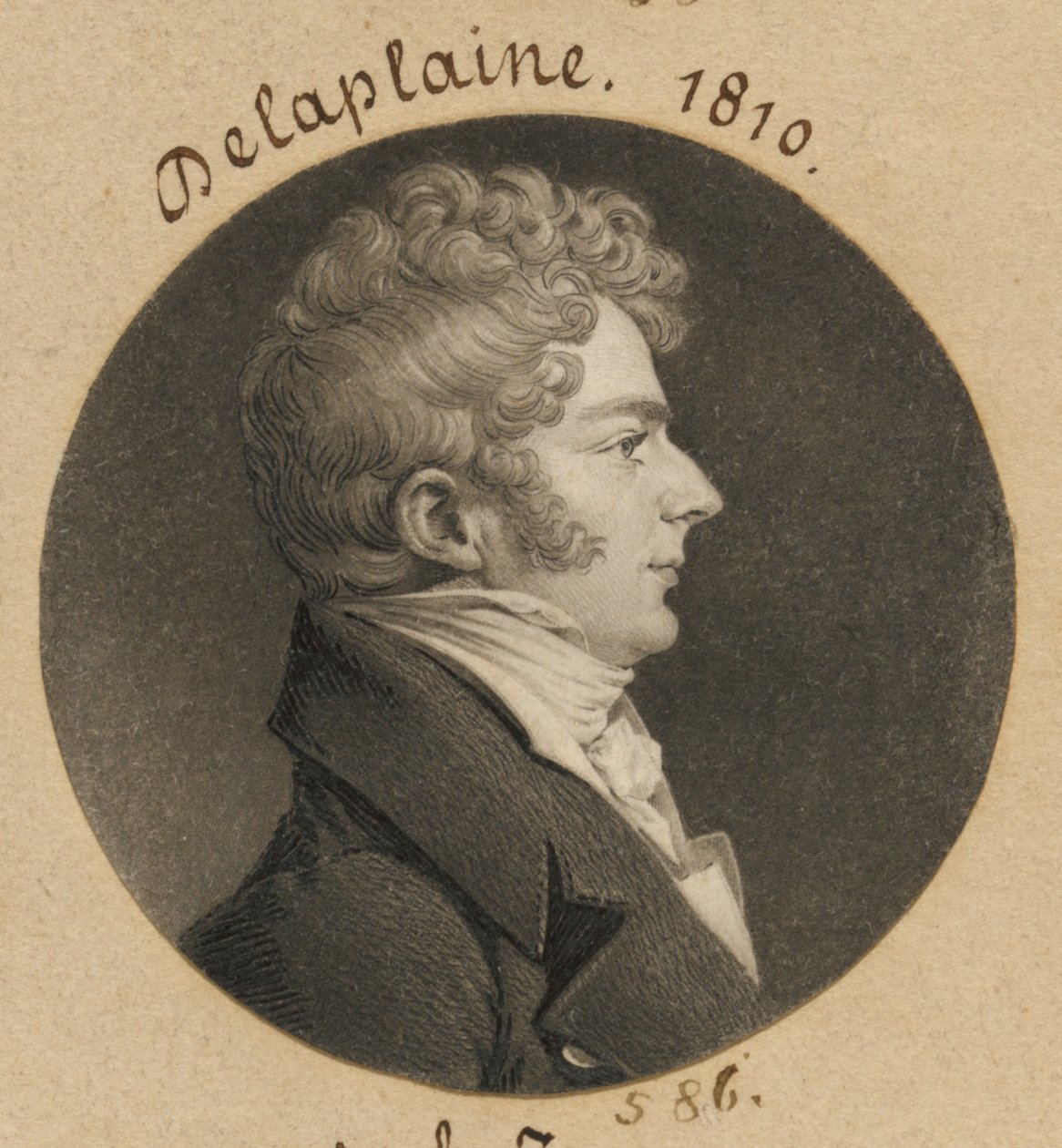 John F. Delaplaine tekijältä Charles Balthazar Julien Févret de Saint-Mémin