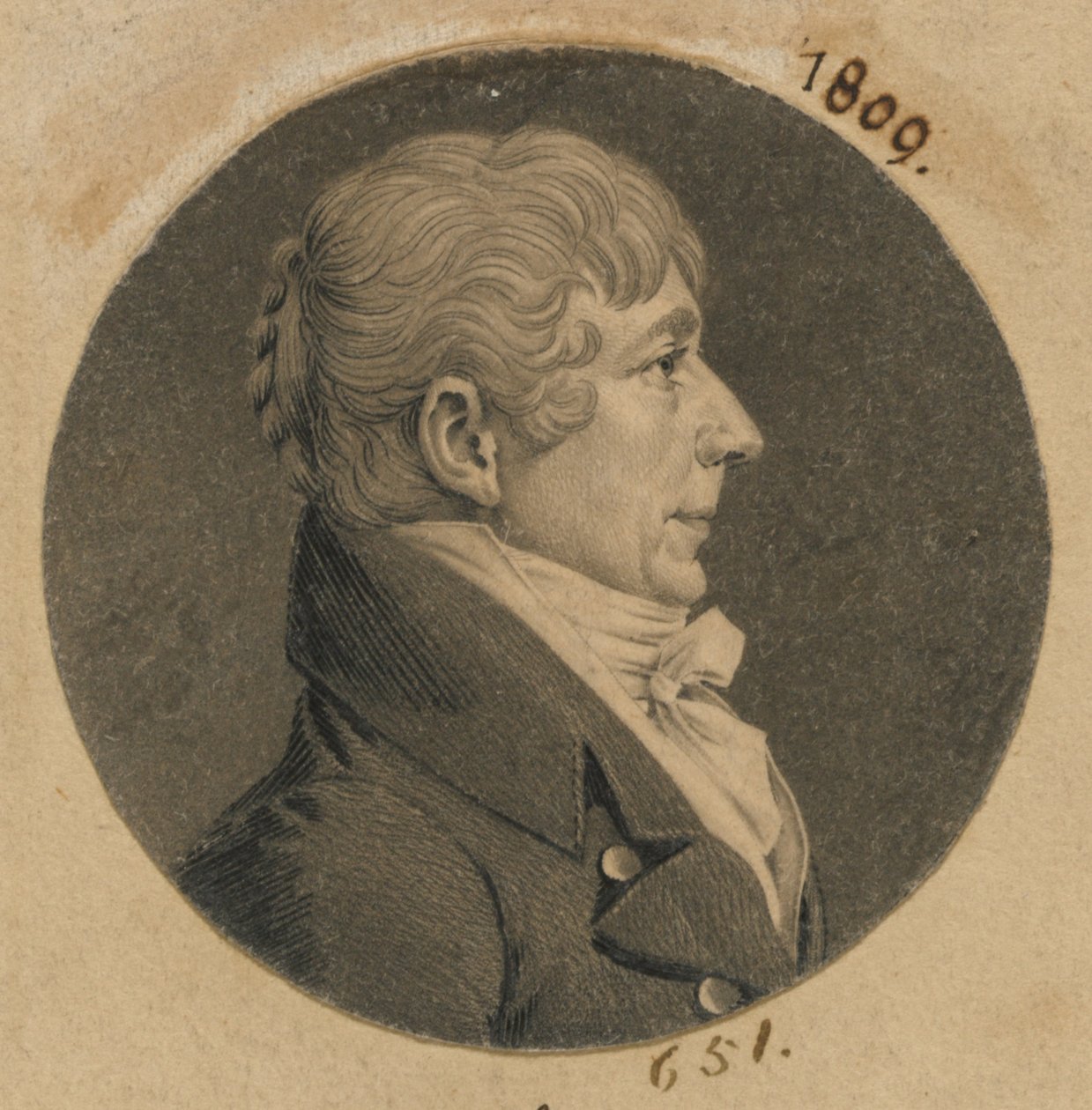 John Moncreif tekijältä Charles Balthazar Julien Févret de Saint-Mémin