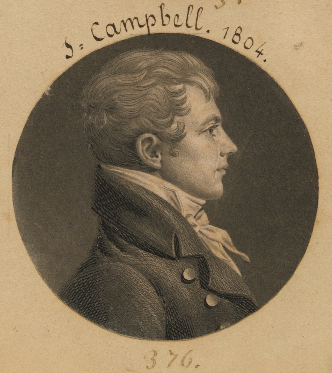 Levin Hicks Campbell tekijältä Charles Balthazar Julien Févret de Saint-Mémin