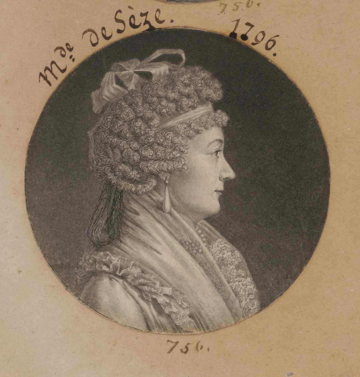 Madame de Sèze tekijältä Charles Balthazar Julien Févret de Saint-Mémin