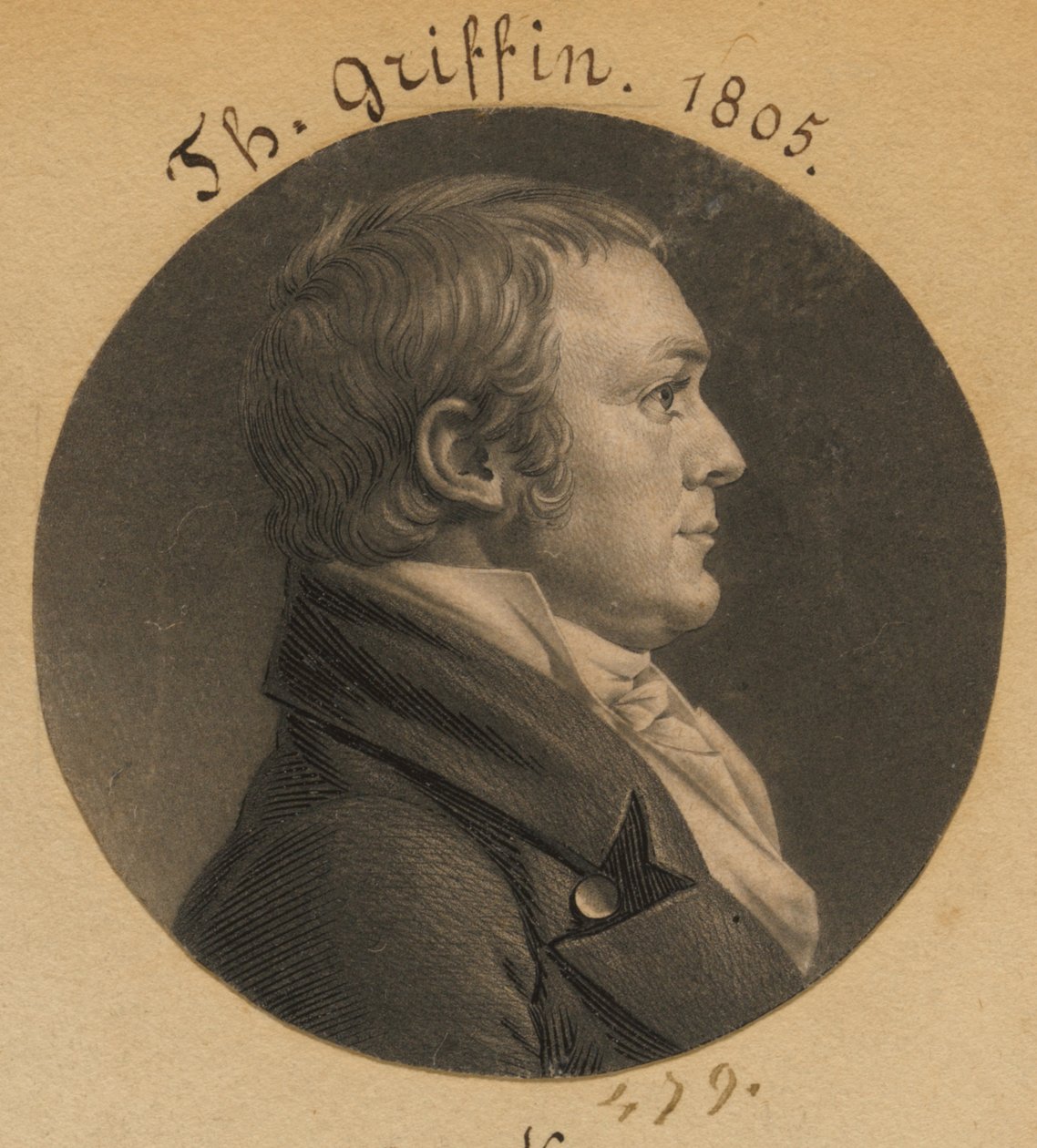 Thomas Griffin tekijältä Charles Balthazar Julien Févret de Saint-Mémin