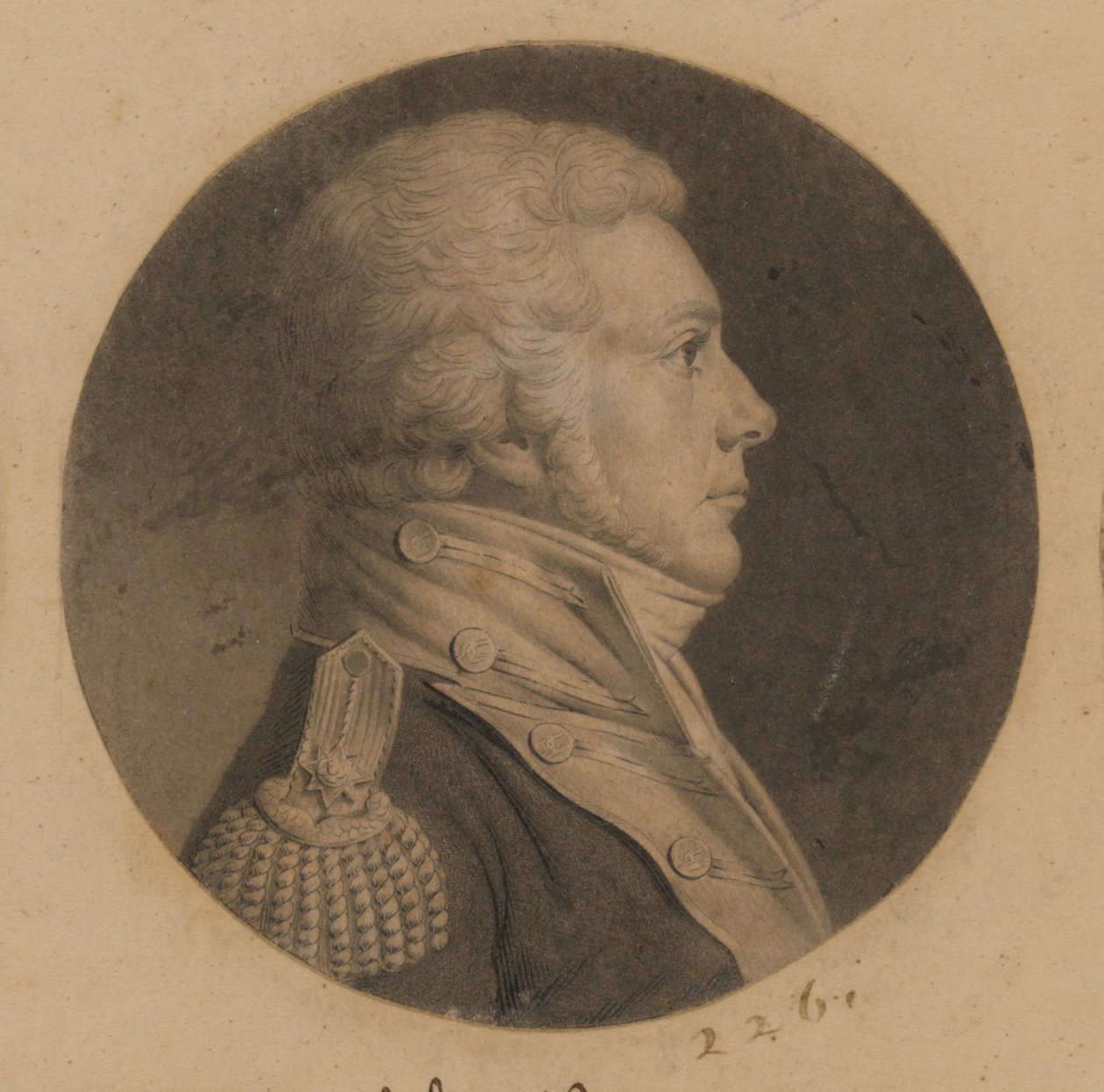 Tunnistamaton mies tekijältä Charles Balthazar Julien Févret de Saint-Mémin
