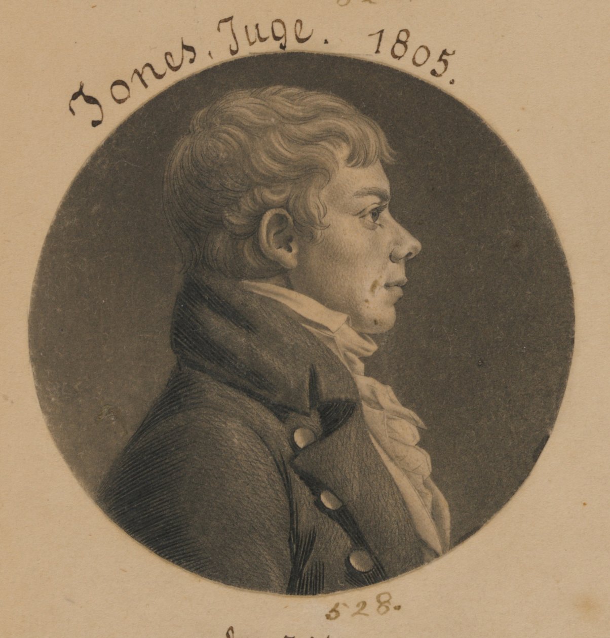Walter Jones tekijältä Charles Balthazar Julien Févret de Saint-Mémin