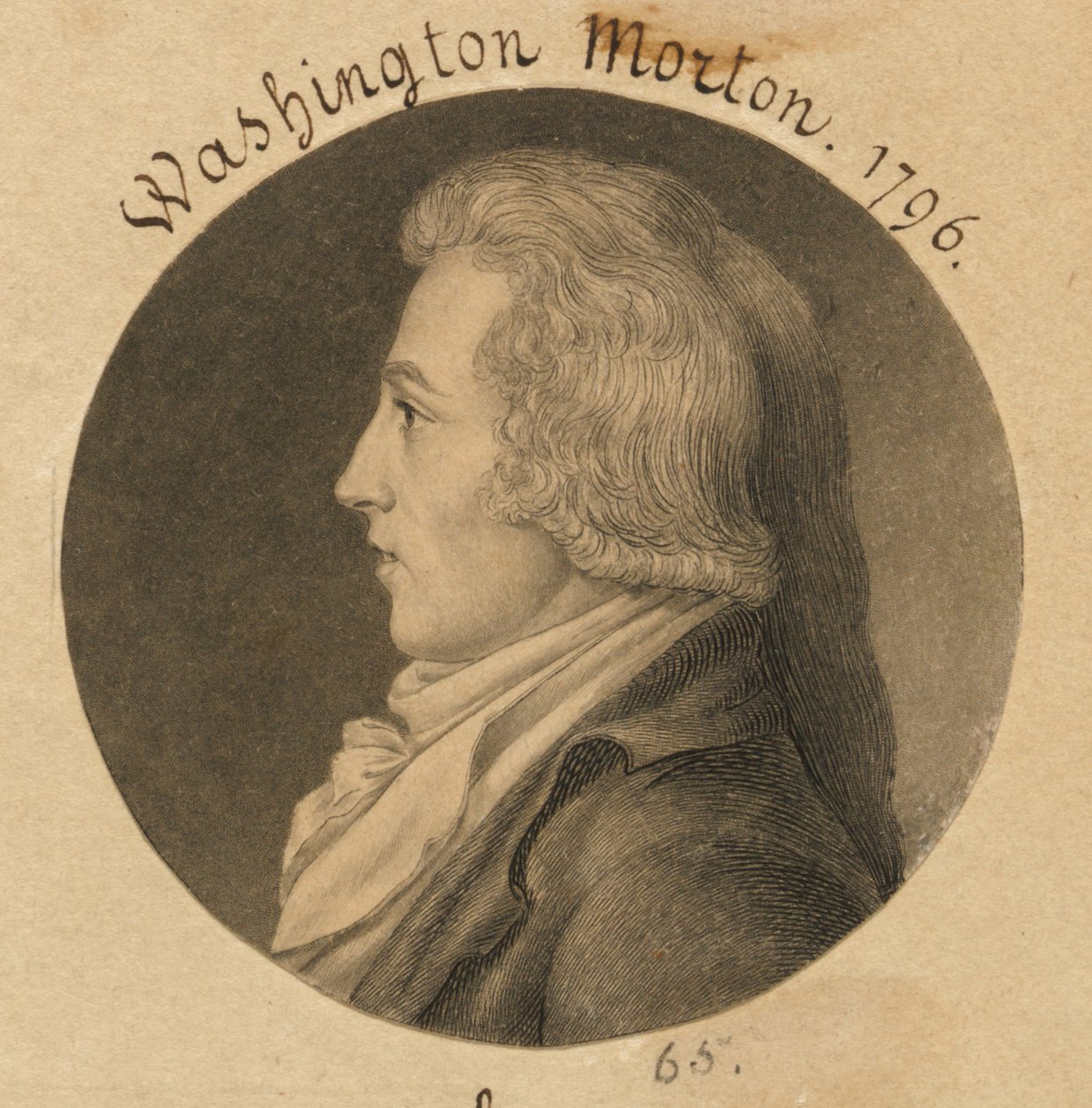 Washington Morton tekijältä Charles Balthazar Julien Févret de Saint-Mémin