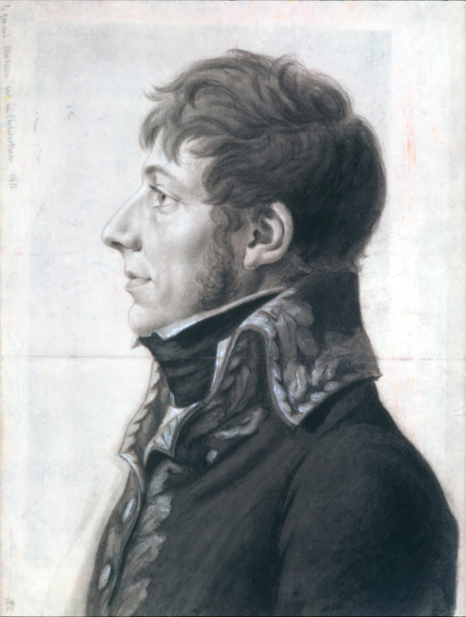 Jean-Victor Moreau, n. 1806 tai 1811. tekijältä Charles Balthazar Julien Févret de Saint Mémin