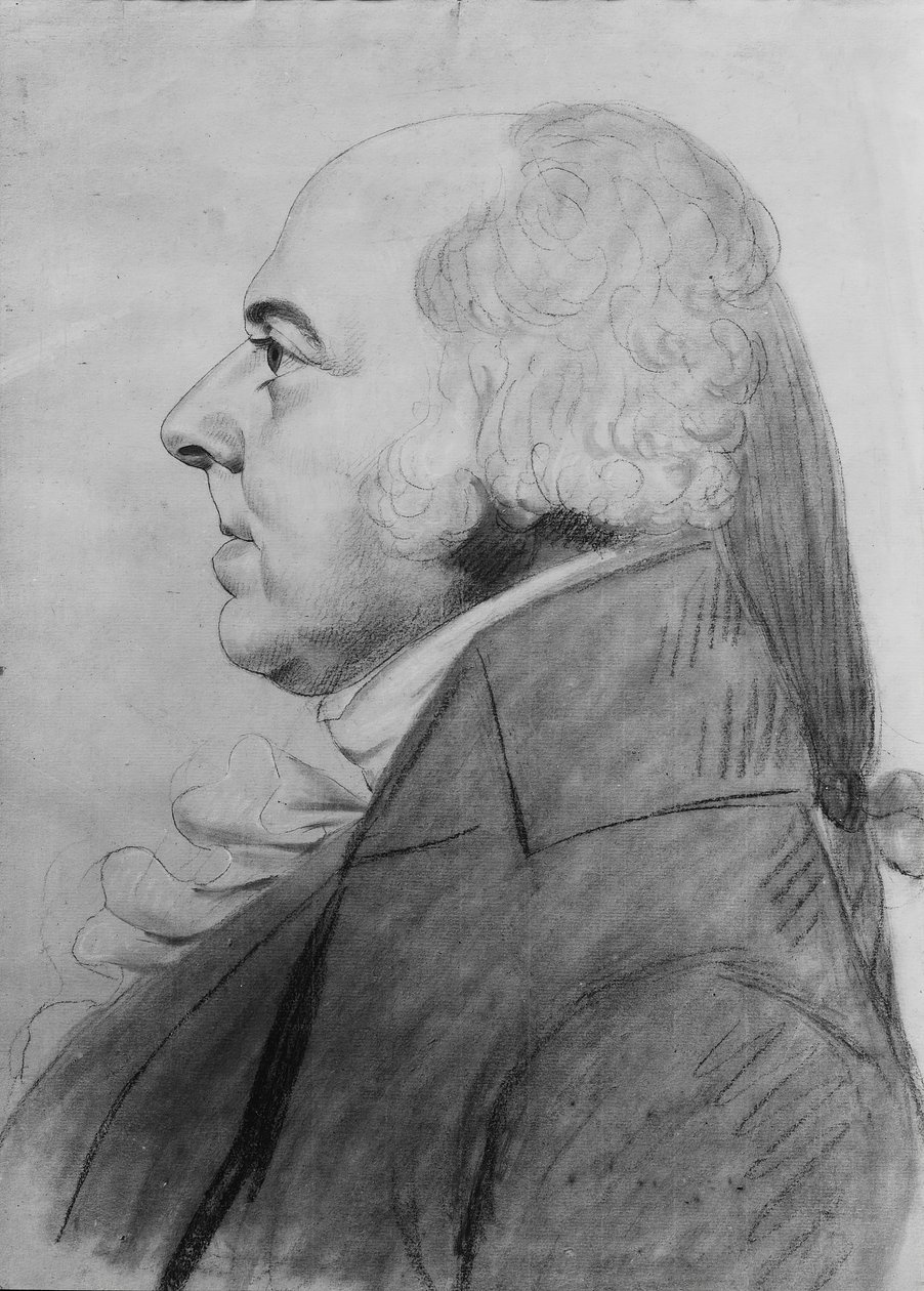 John Adams, 1800-1801. tekijältä Charles Balthazar Julien Févret de Saint Mémin